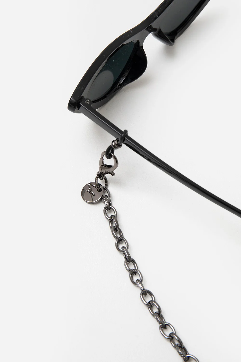 Bijoux Chaine De Lunettes Aya Noir 72 cm - Image 2