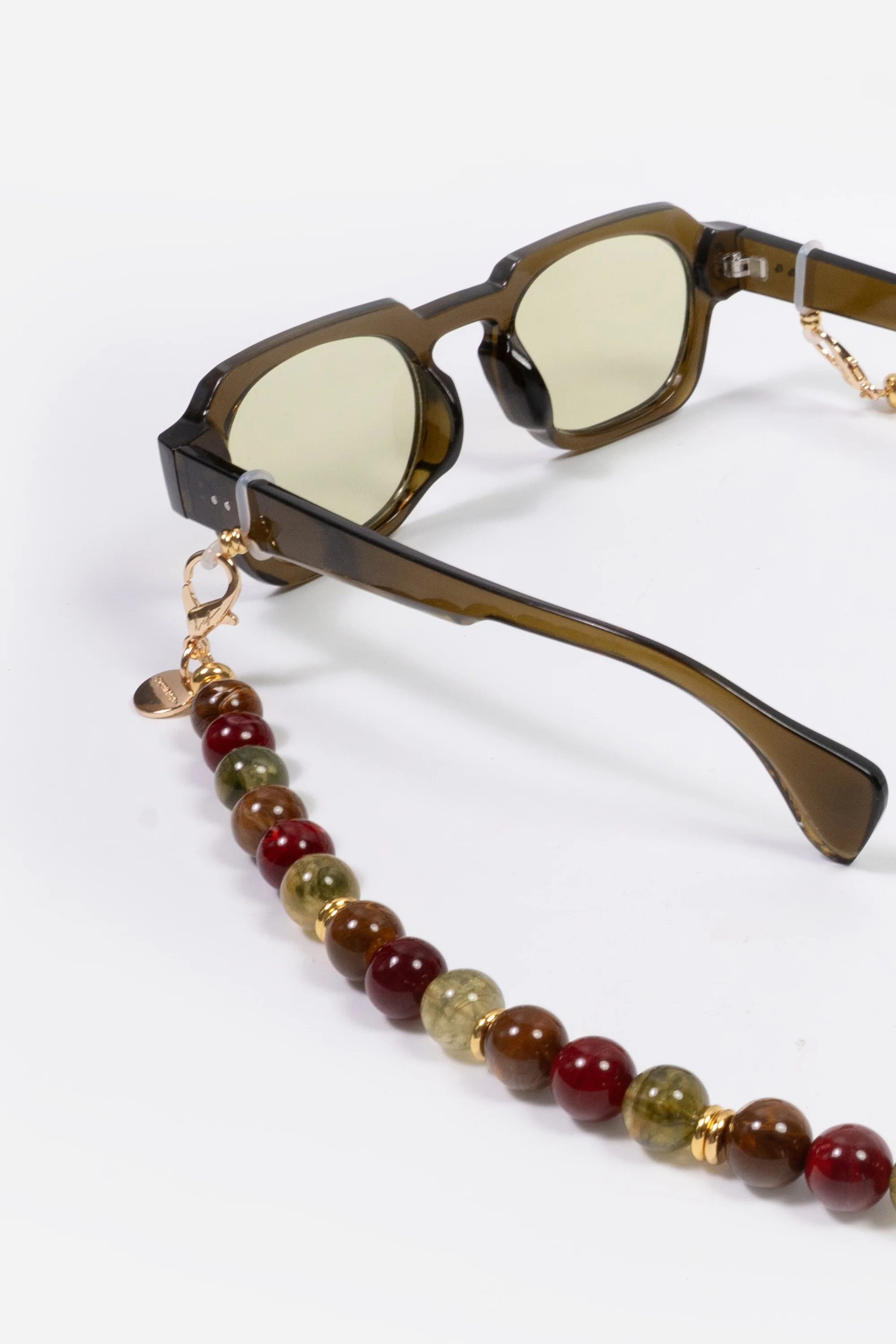 Bijoux Chaine De Lunettes Harper Kaki 72 cm - Image 2