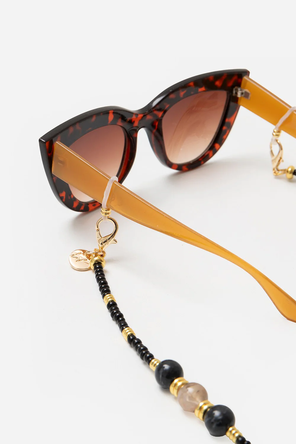 Bijoux Chaine De Lunettes Iris Noir 72 cm - Image 2