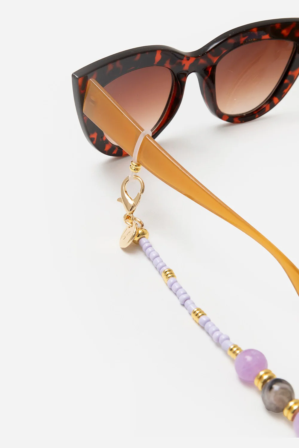 Bijoux Chaine De Lunettes Iris Parme 72 cm - Image 2