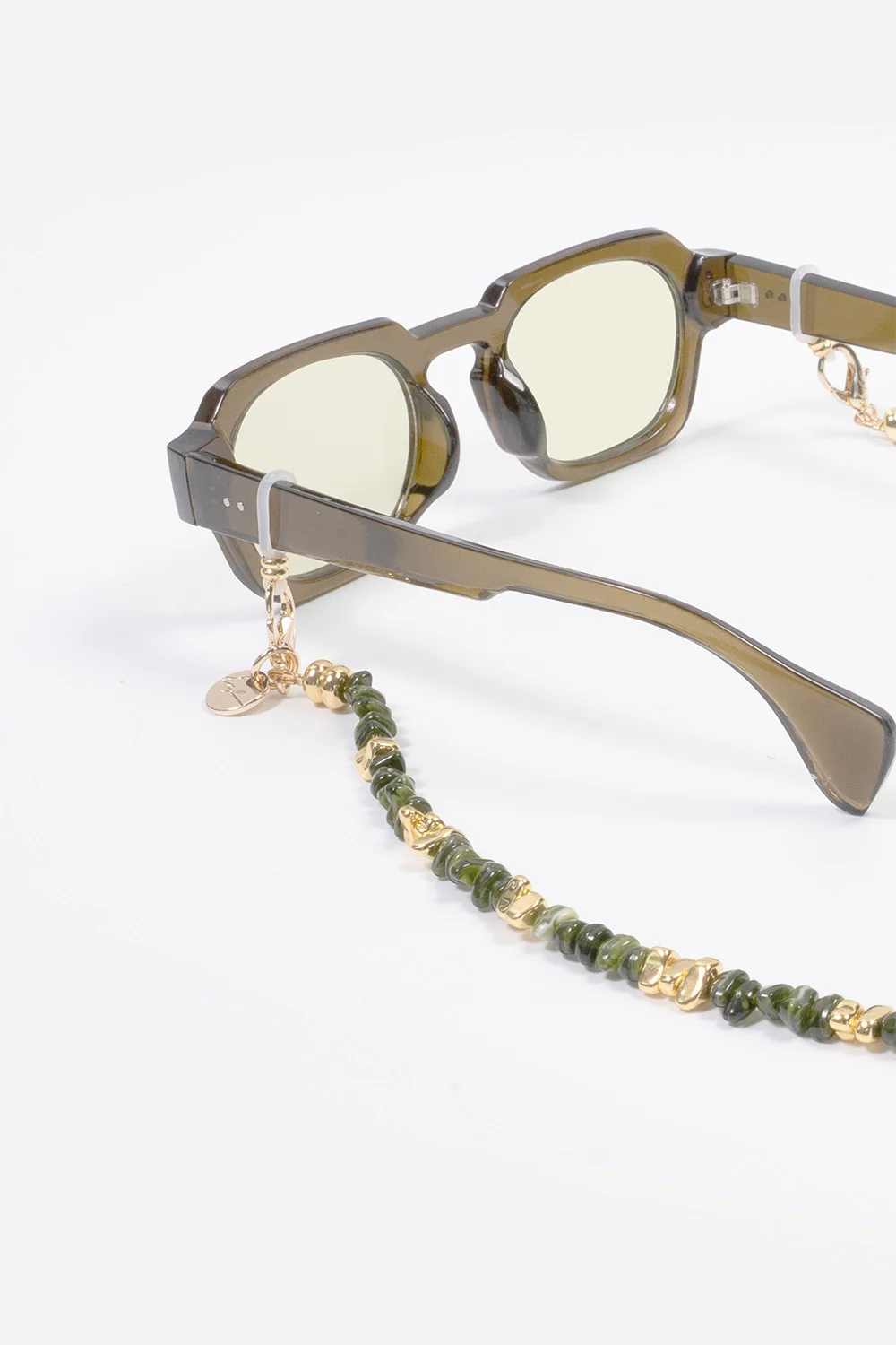 Bijoux Chaine De Lunettes Liviya Kaki 72 cm - Image 4
