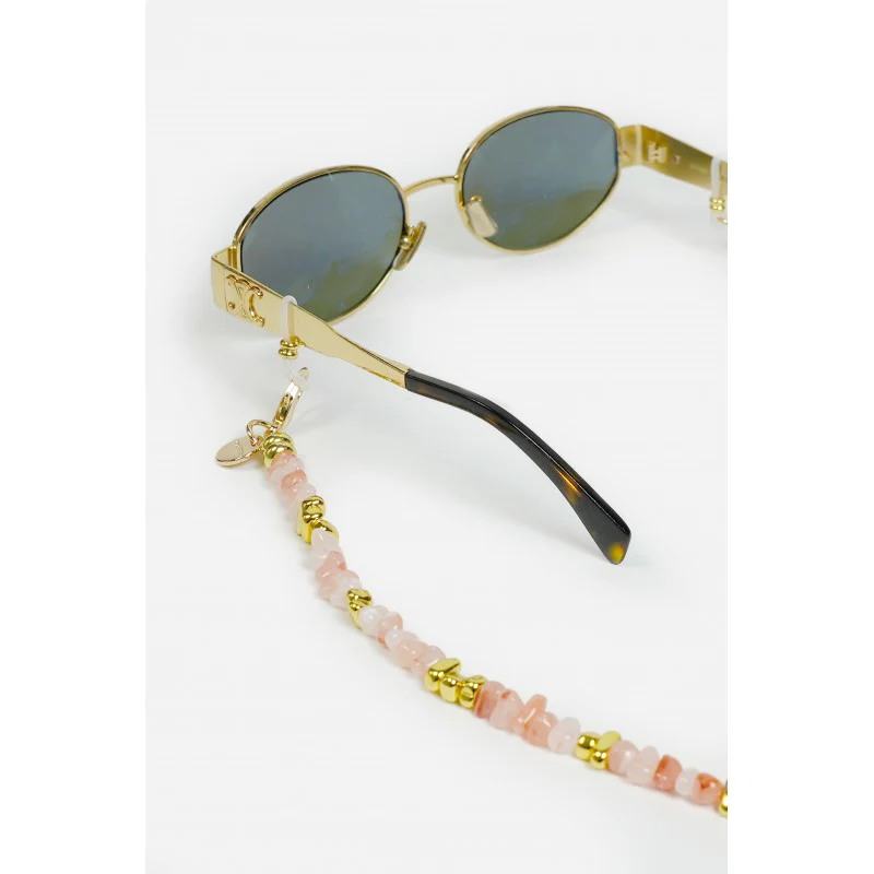 Bijoux Chaine De Lunettes Liviya Rose 72 cm - Image 2