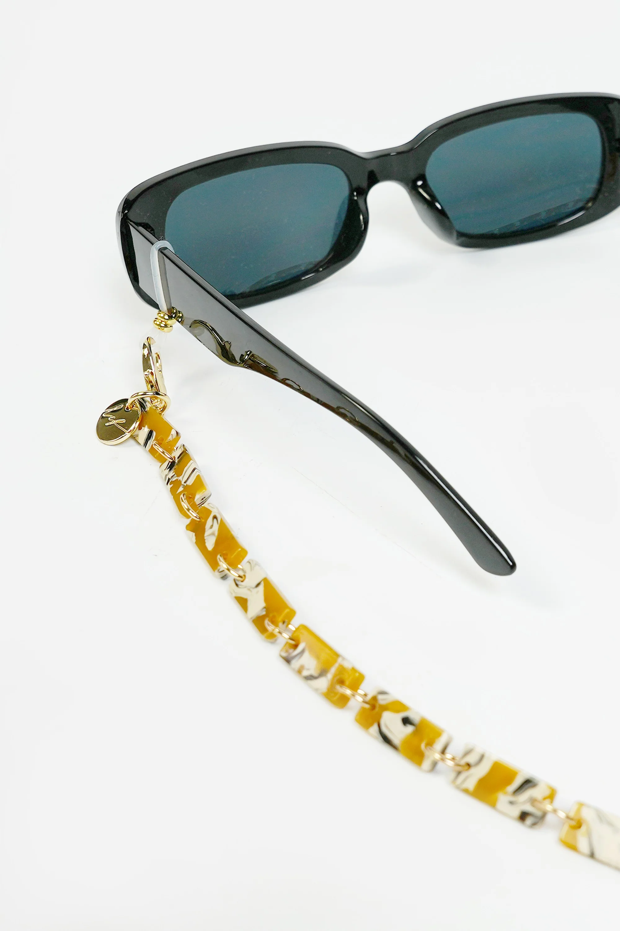 Bijoux Chaine De Lunettes Nahara Ambre 72 cm - Image 2