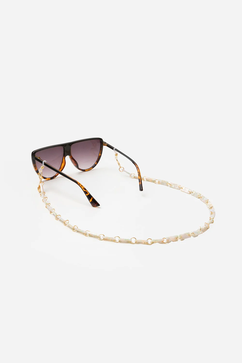 Bijoux Chaine De Lunettes Nahara Beige 72 cm