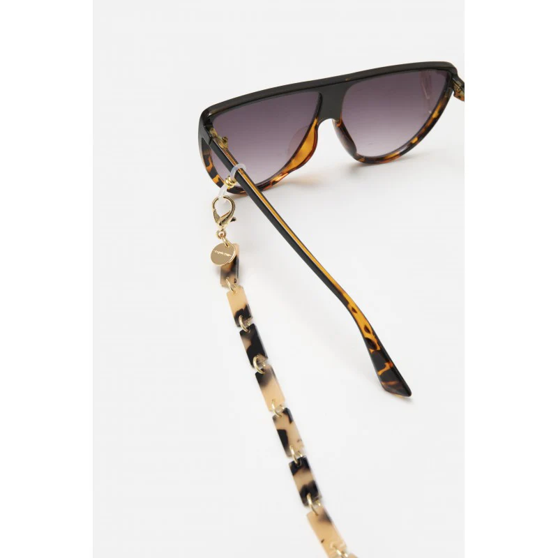 Bijoux Chaine De Lunettes Nahara Beige 72 cm - Image 2