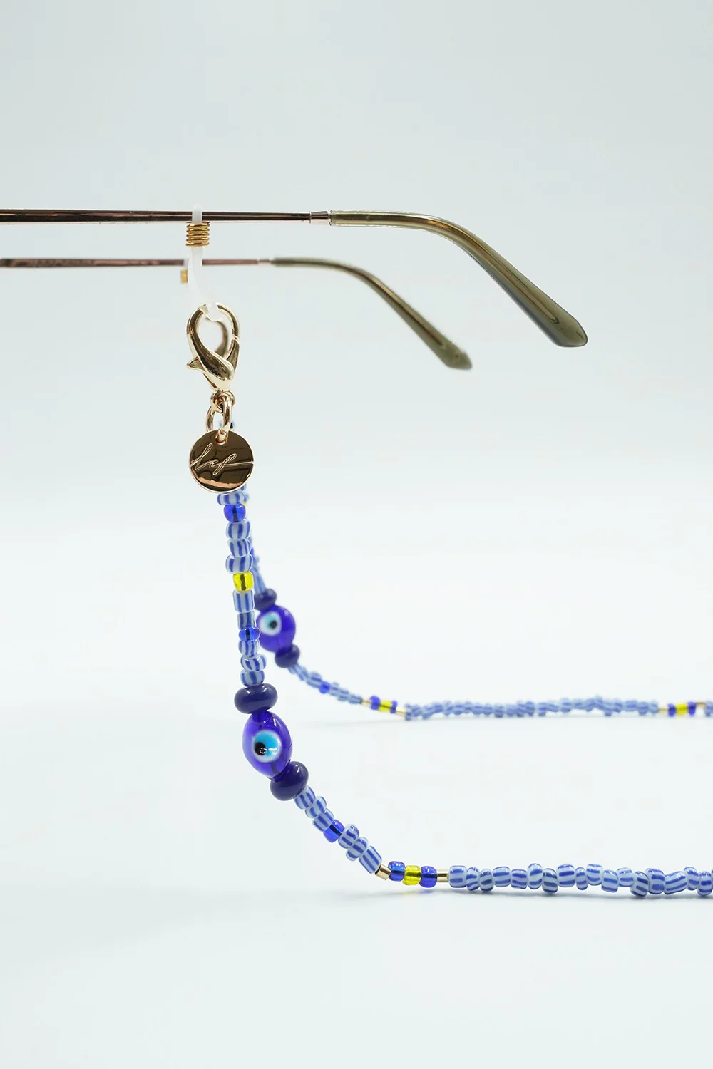 Bijoux Chaine De Lunettes Sola Bleu 72 cm - Image 2