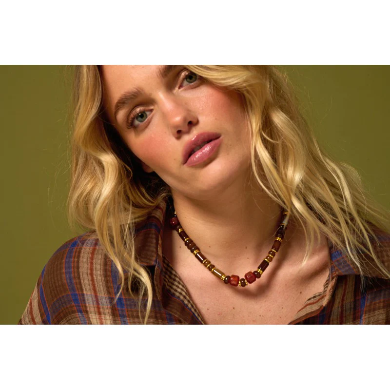 Bijoux Collier Jill Terracotta 40 cm - Image 3