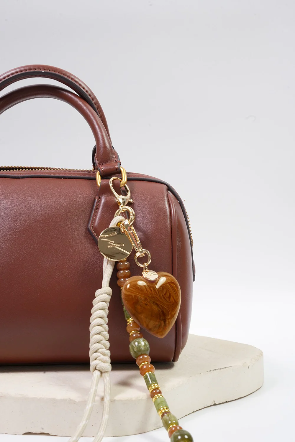 Bijoux Sac Mirco Beige 30 cm - Image 4