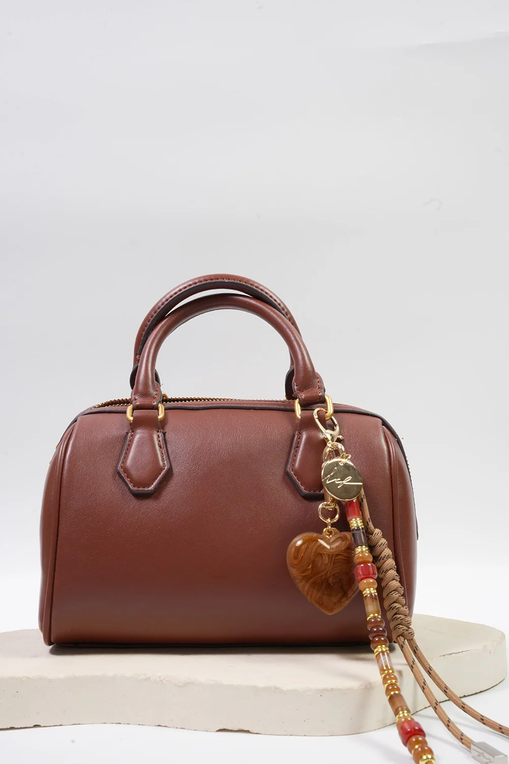 Bijoux Sac Mirco Marron 30 cm - Image 2