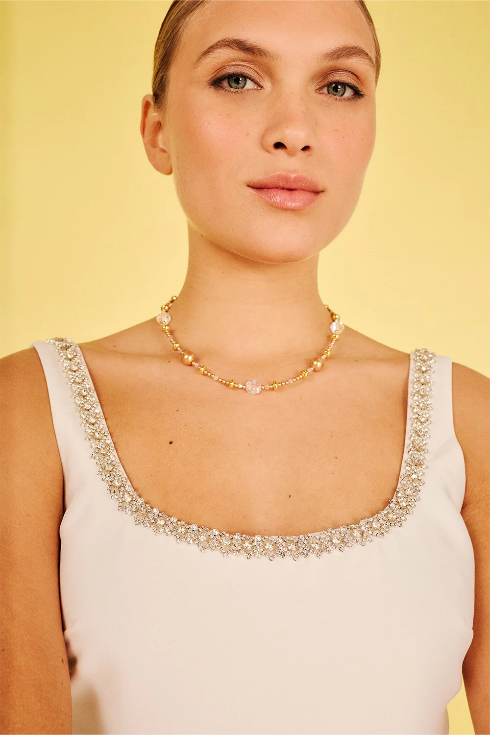 Chaine Courte Alessia Dore 40 cm - Image 3