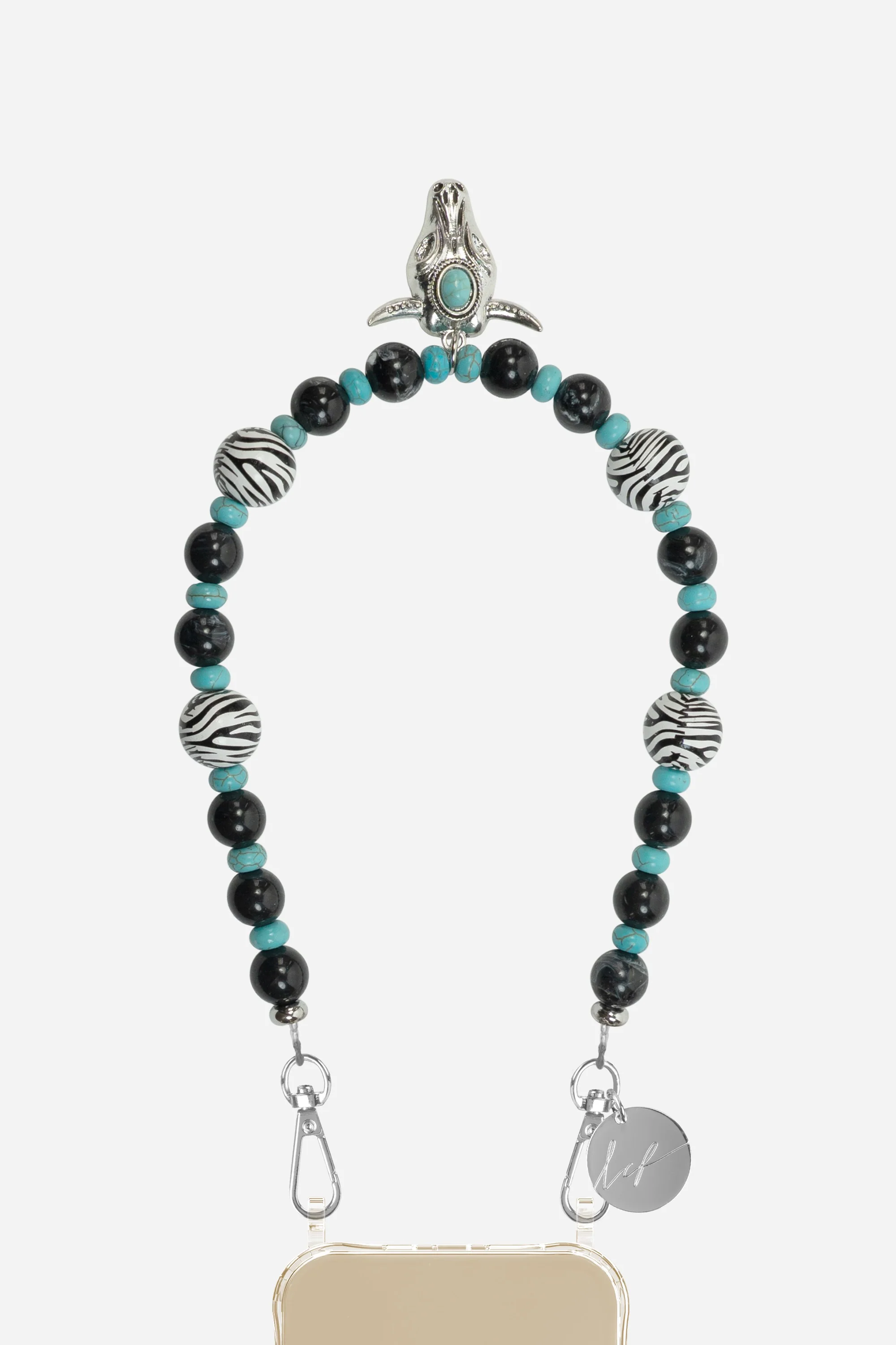 Chaine Courte Dolores Noir 40 cm - Image 2