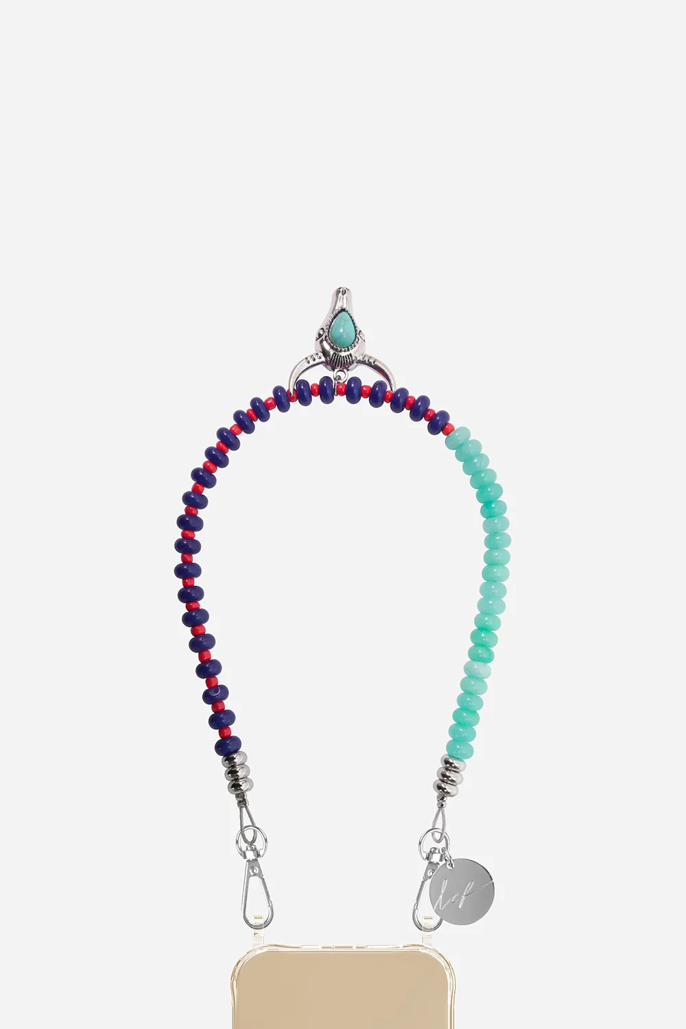 Chaine Courte Mariana Bleu 40 cm - Image 2