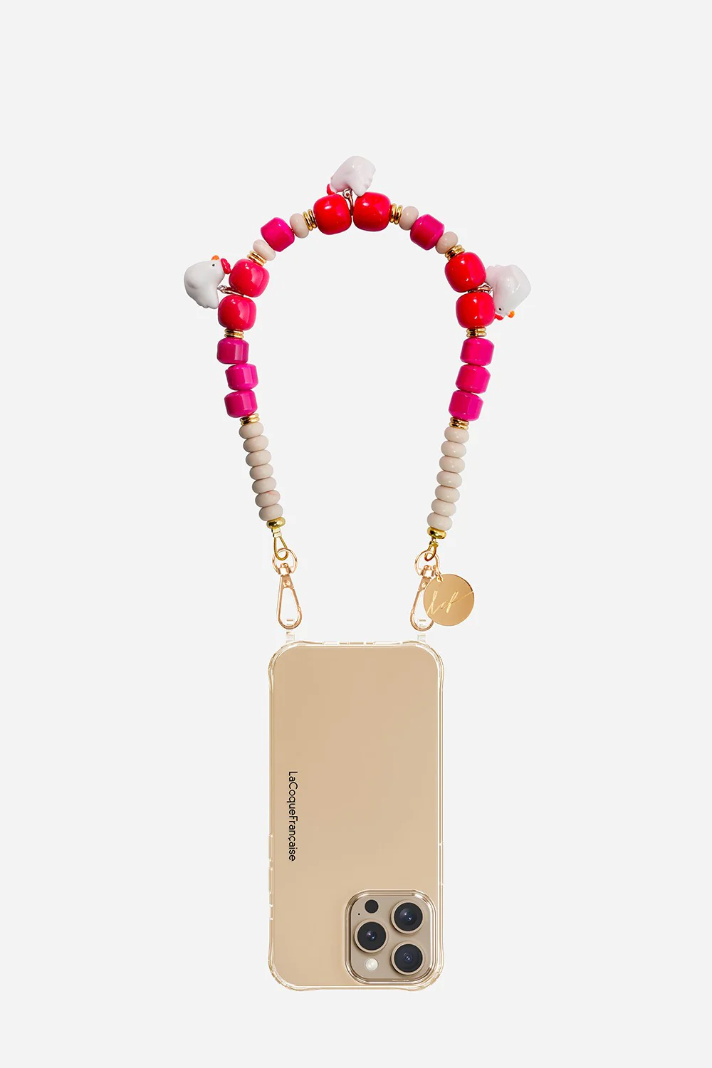 Chaine Courte Poupi Rose 40 cm - Image 3