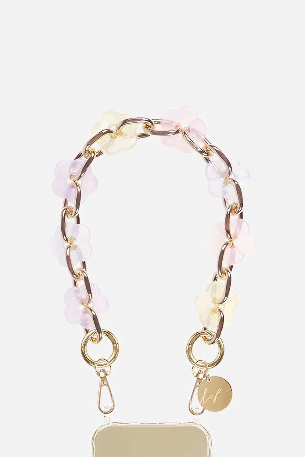Chaine Courte Cassy Fleurs Holographique 40 cm - Image 2
