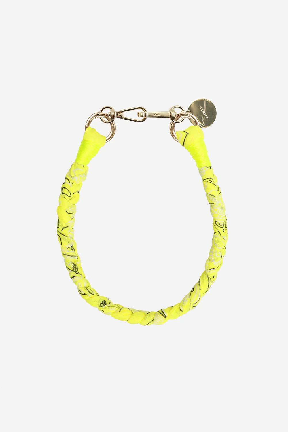 Chaine Courte Della Jaune 40 cm