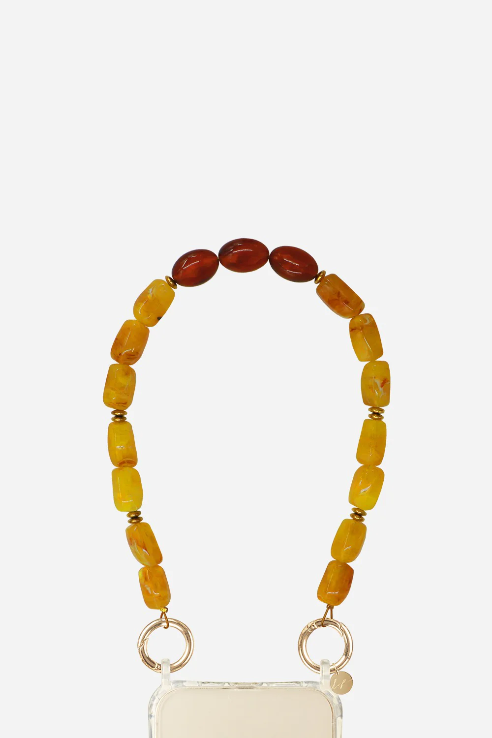 Chaine Courte Dina Jaune 40 cm - Image 2