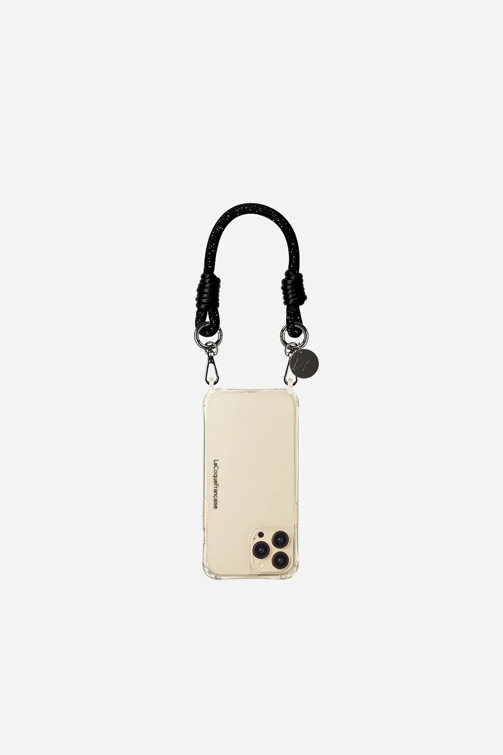 Chaine Courte Evan Noir 40 cm