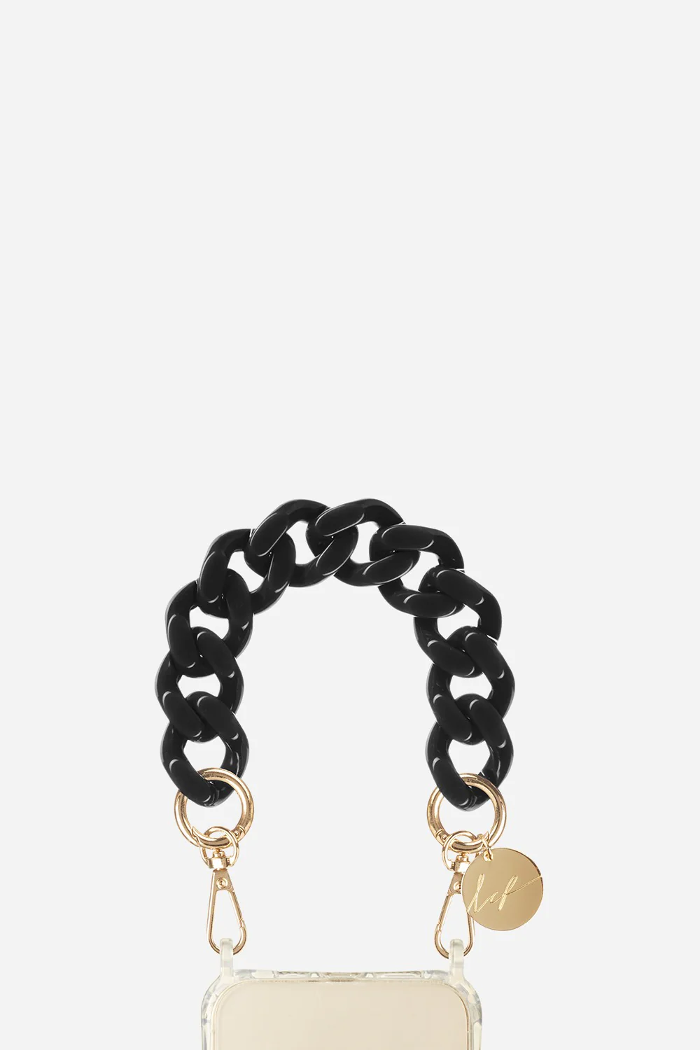 Chaine Courte Gianna Noir 30 cm - Image 2