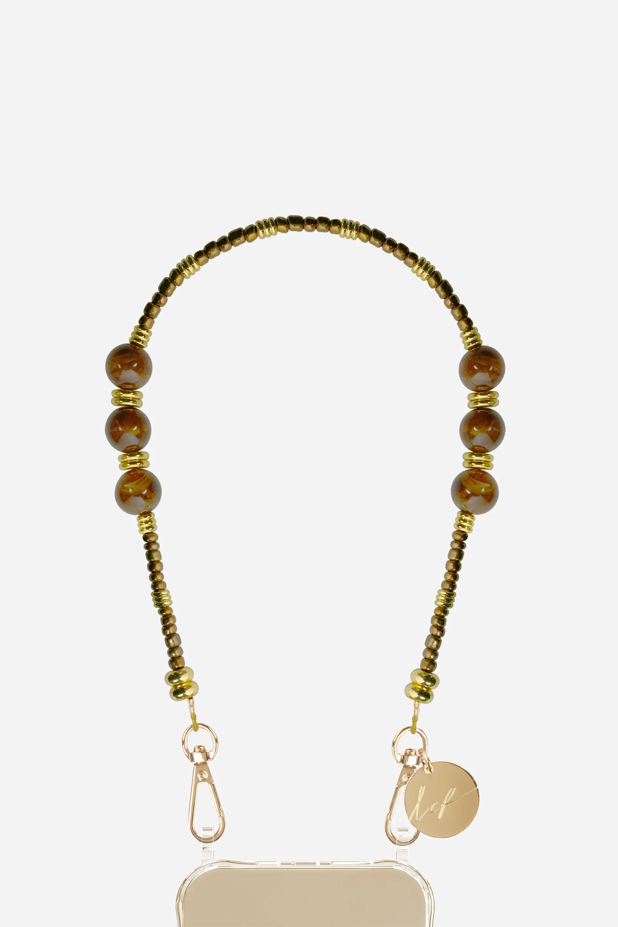 Chaine Courte Iris Bronze 40 cm - Image 2