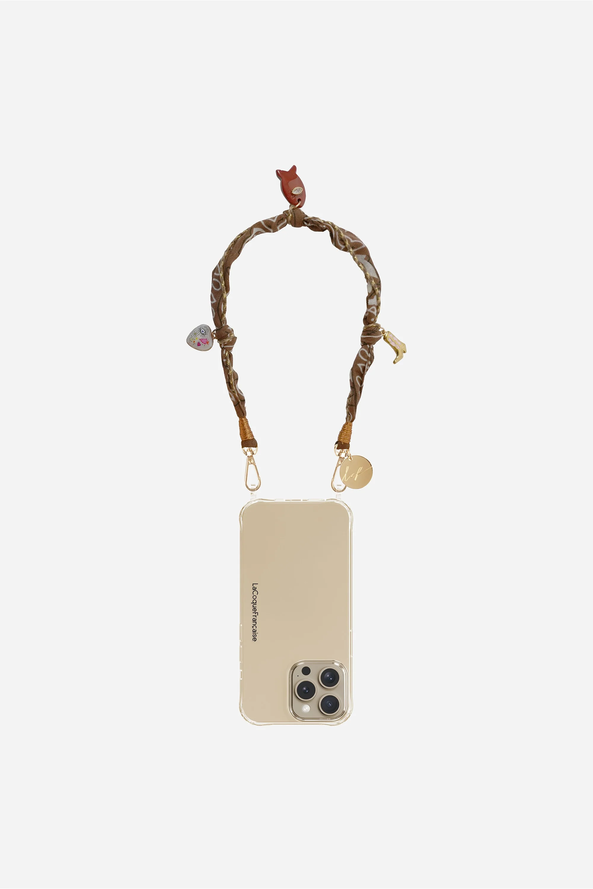 Chaine Courte Laia Marron 40 cm