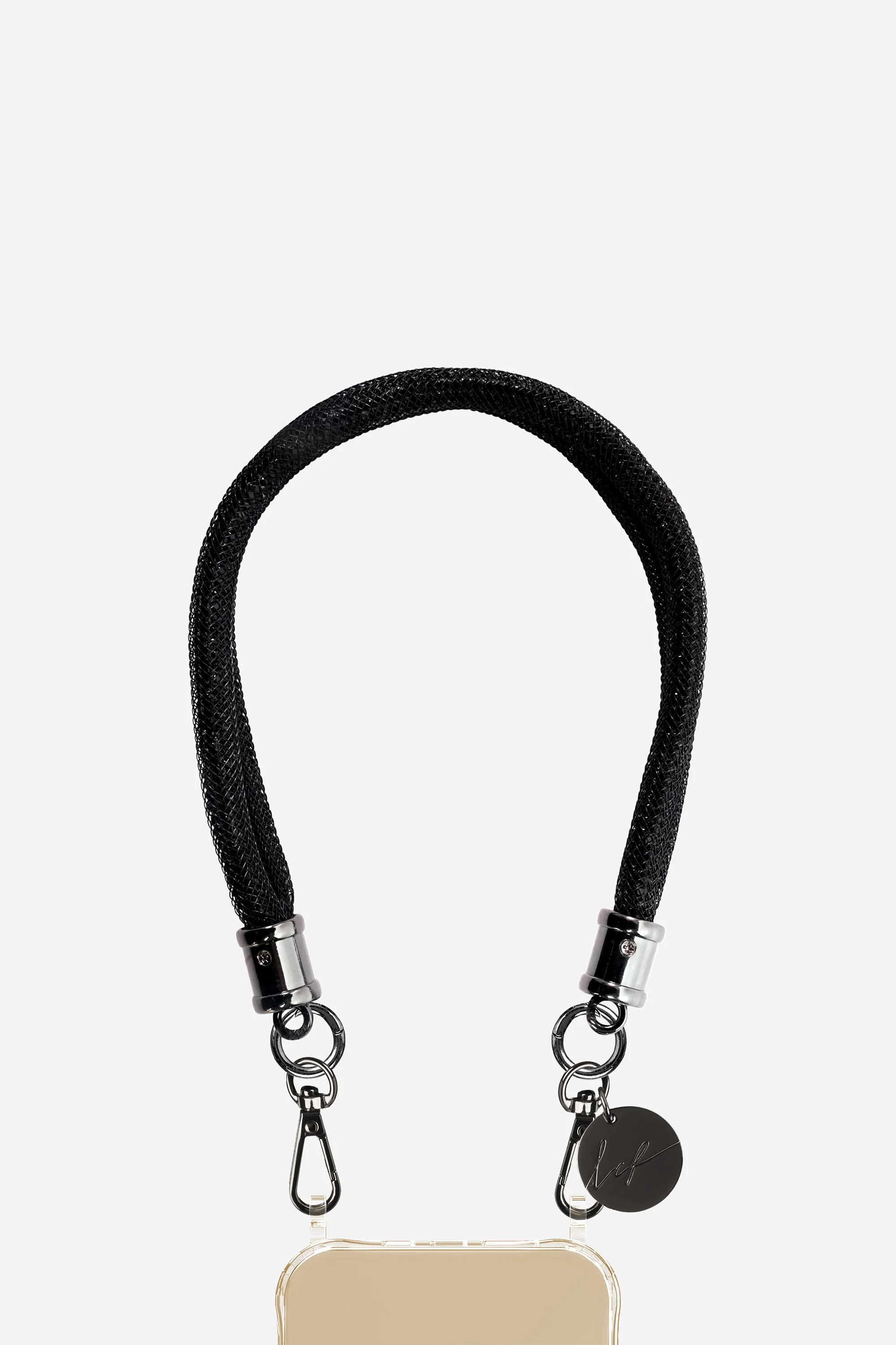 Chaine Courte Mariah Noir 40 cm - Image 3