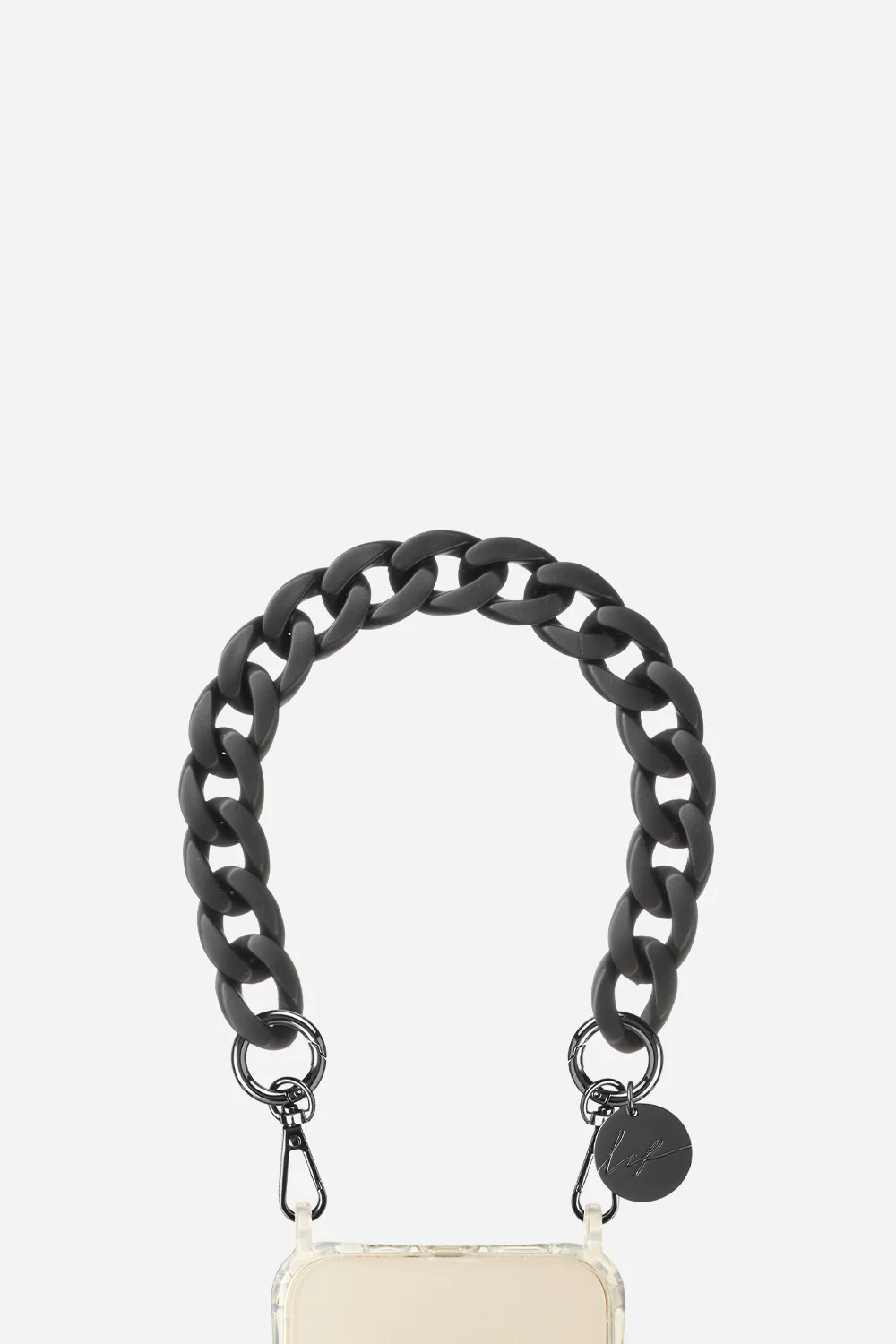 Chaine Courte Sarah Noir 40 cm - Image 2