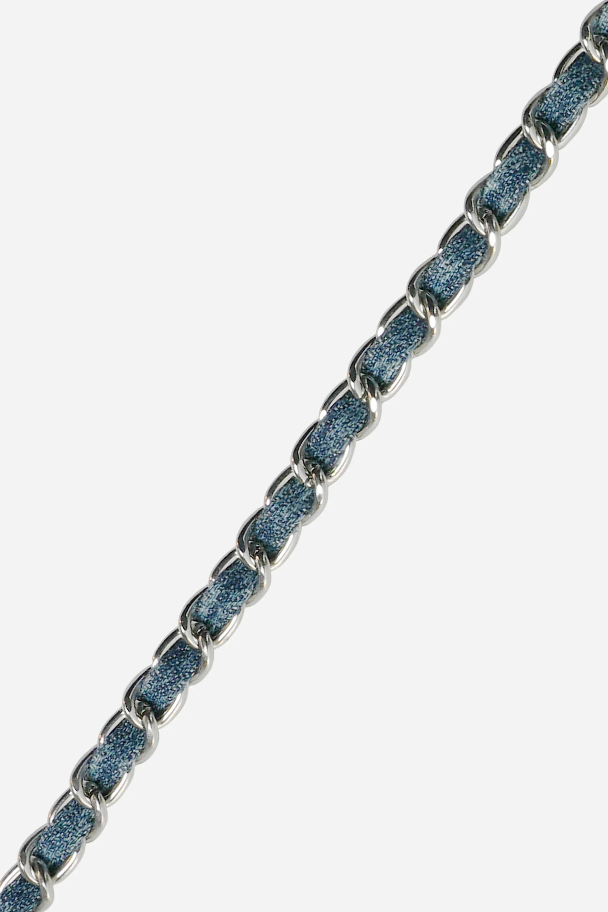 Chaine Longue Cali Bleu Dore 120 cm - Image 2