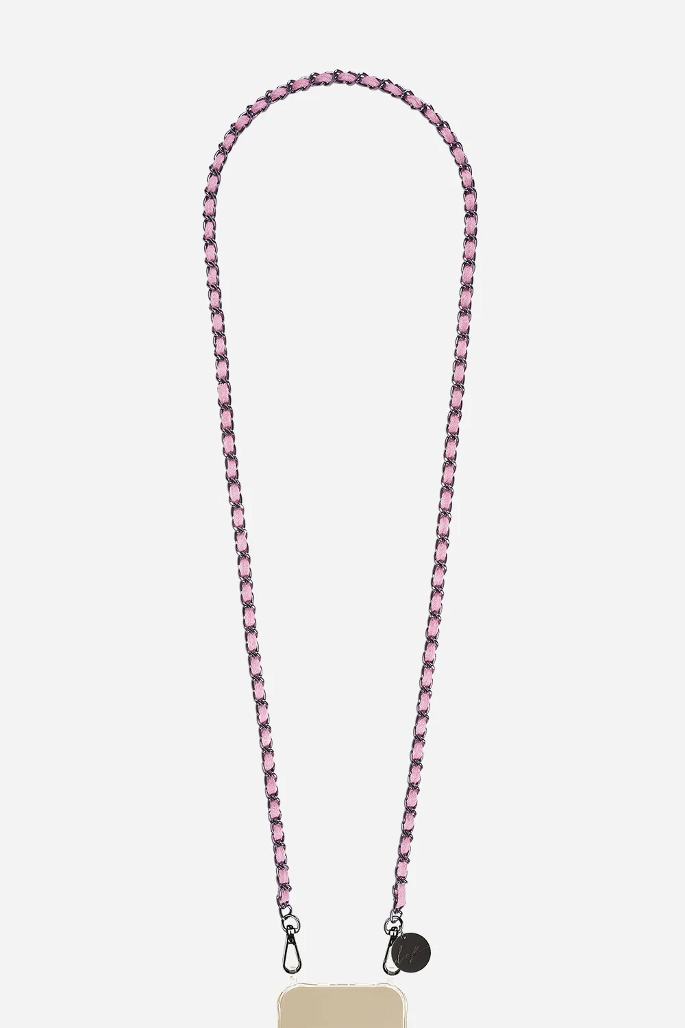 Chaine Longue Cali Rose 120 cm