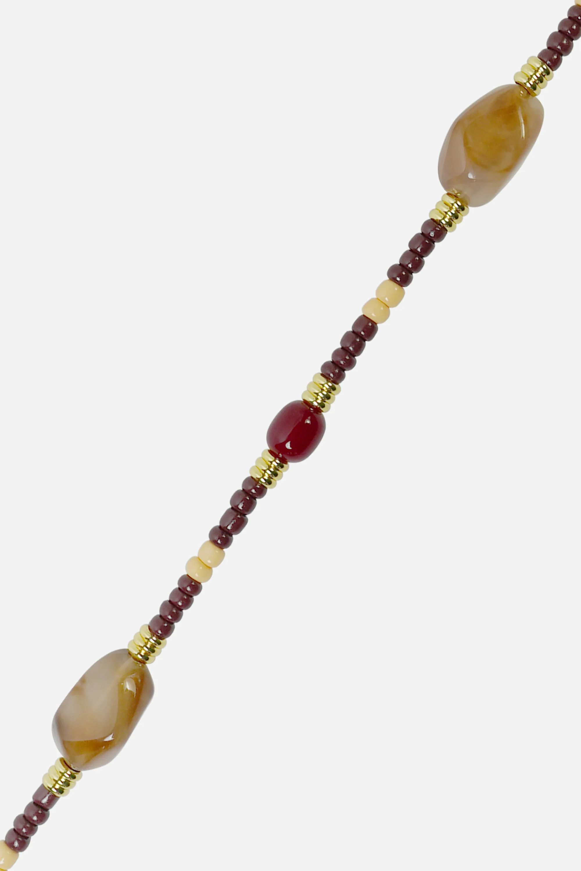 Chaine Longue Clea Marron 120 cm - Image 2