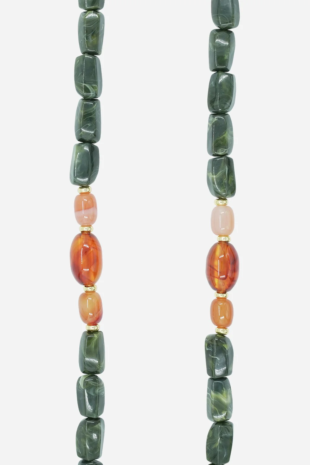 Chaine Longue Dara Vert 120 cm - Image 2