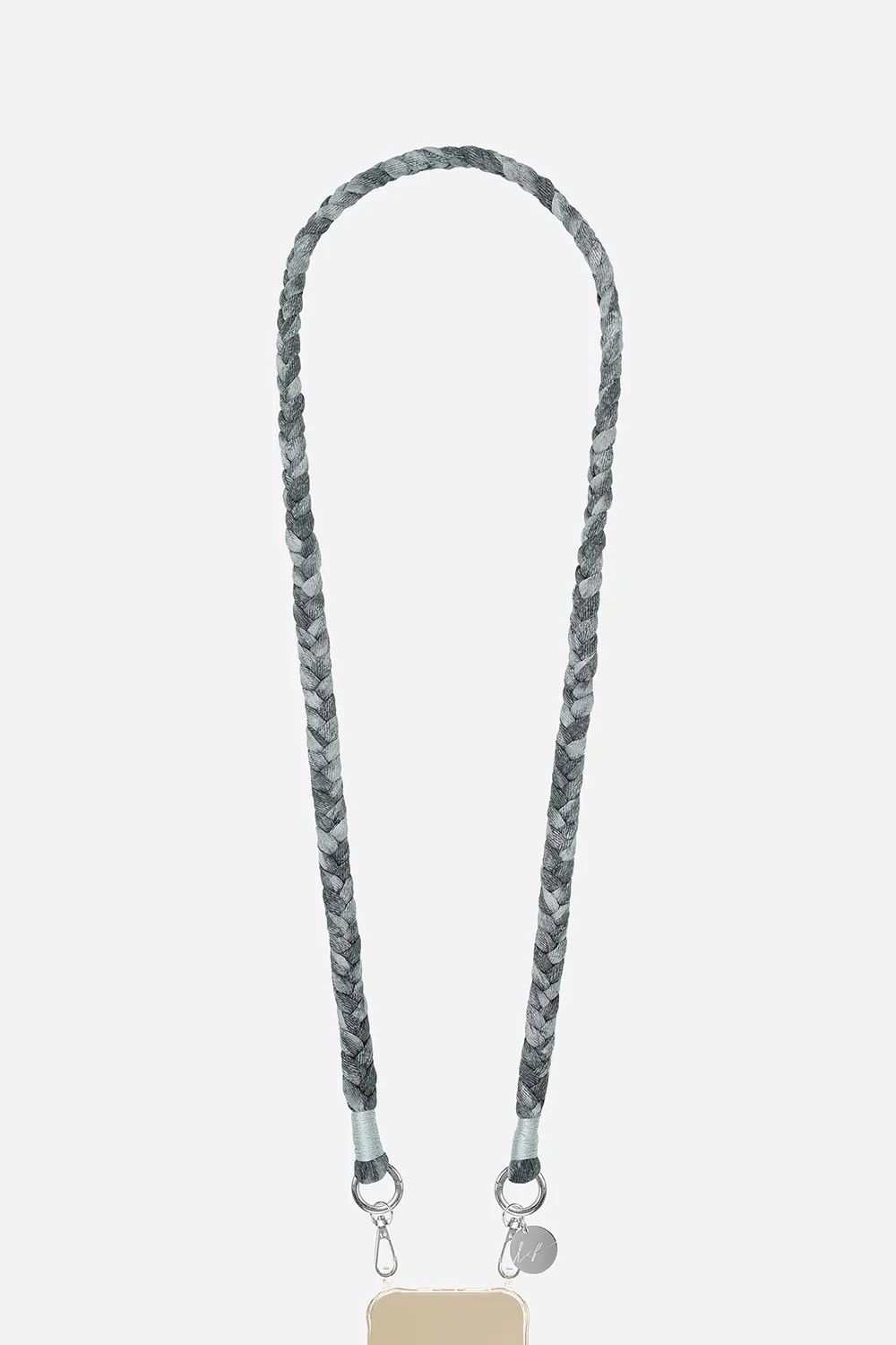 Cordon tresse Della gris