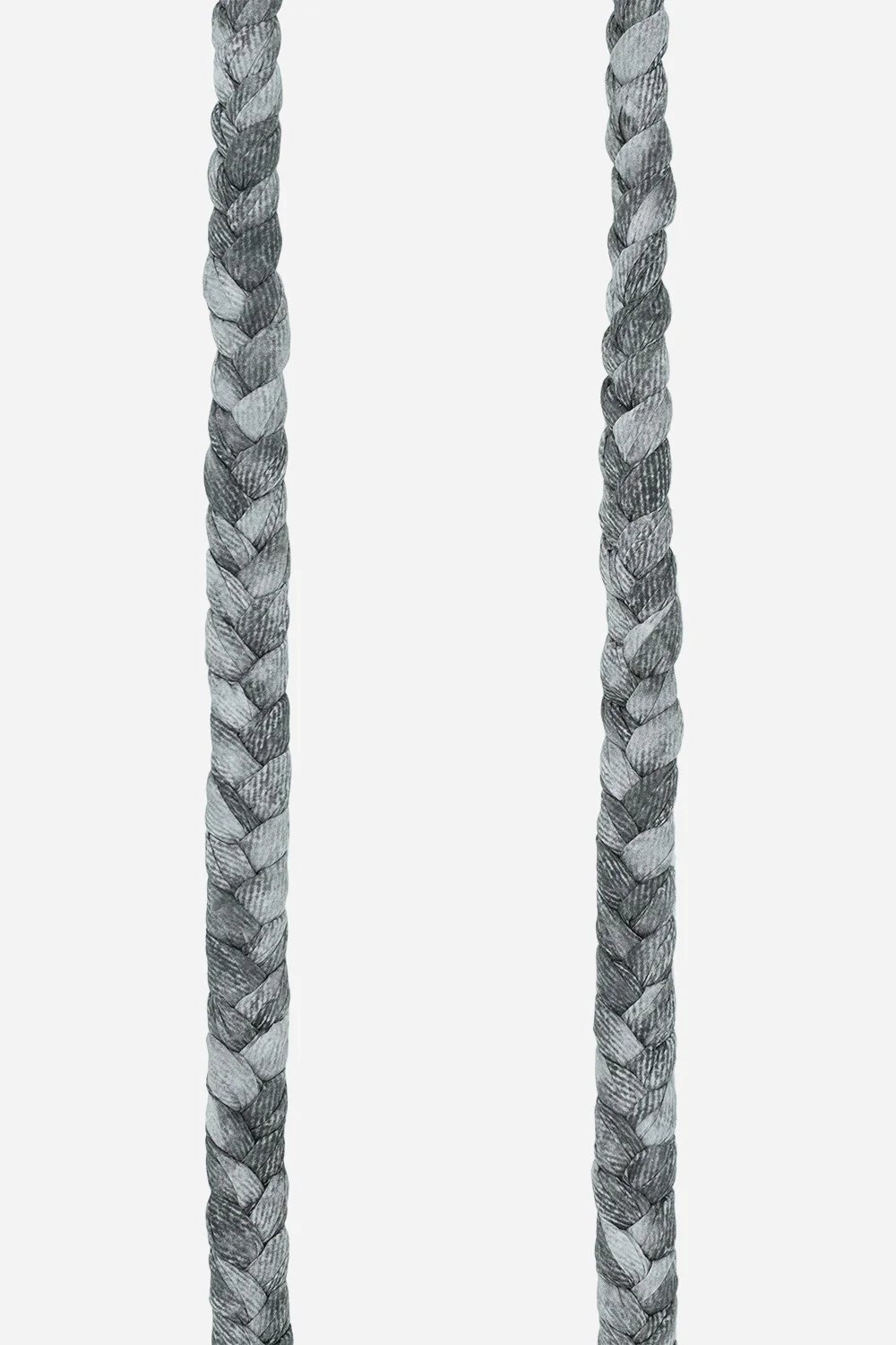Cordon tresse Della gris - Image 2