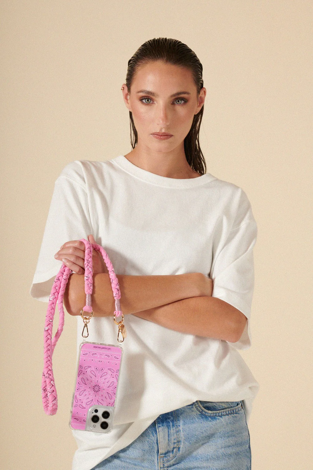 Cordon tresse Della rose clair - Image 4
