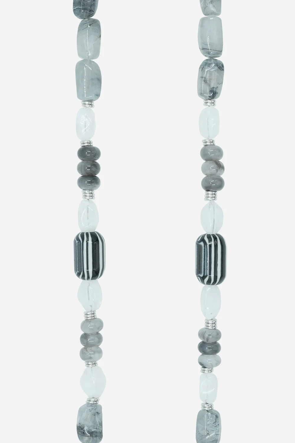 Chaine Longue Divya Gris 120 cm - Image 2
