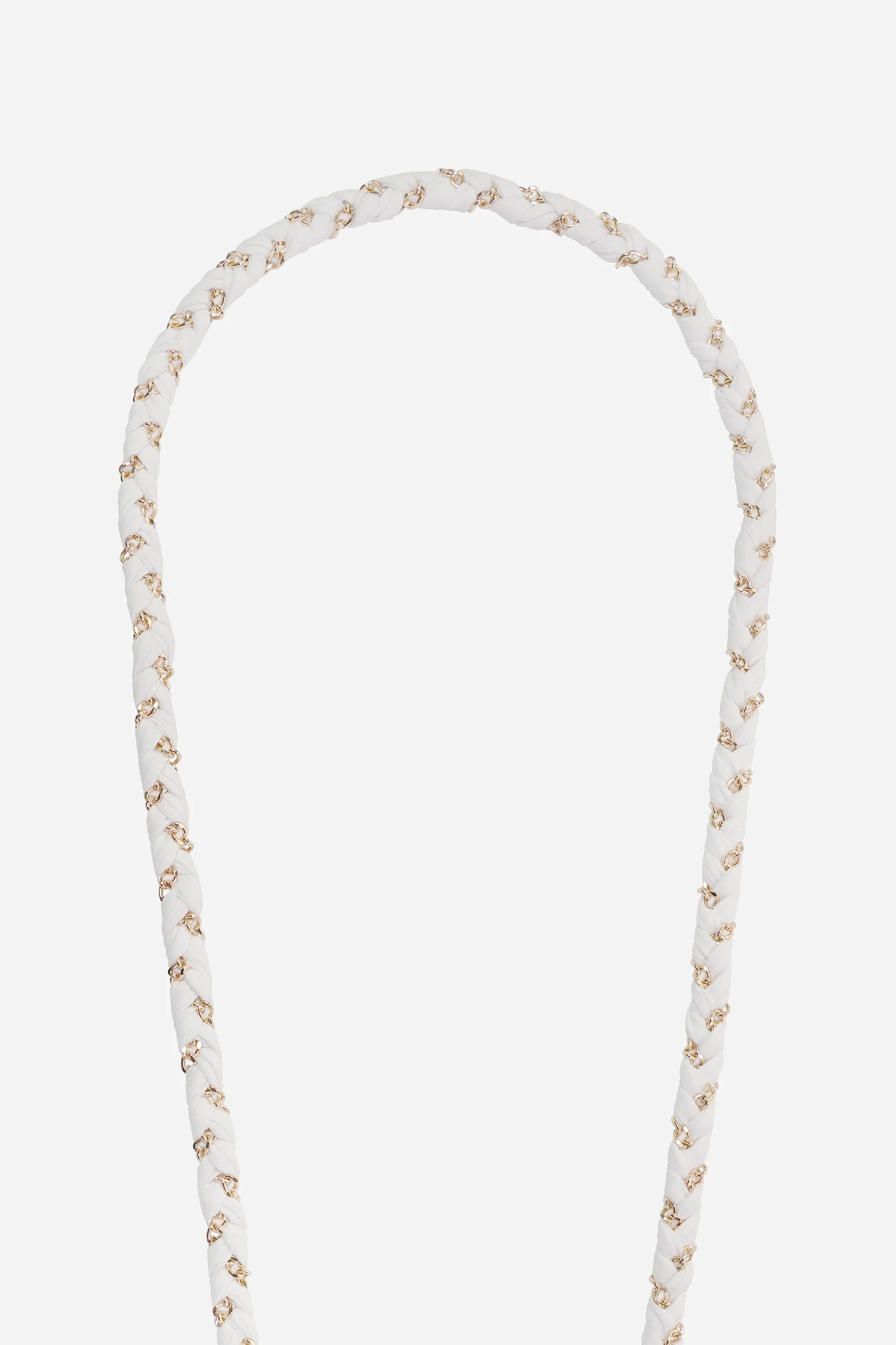 Chaine Longue Doha Blanc 120 cm - Image 3