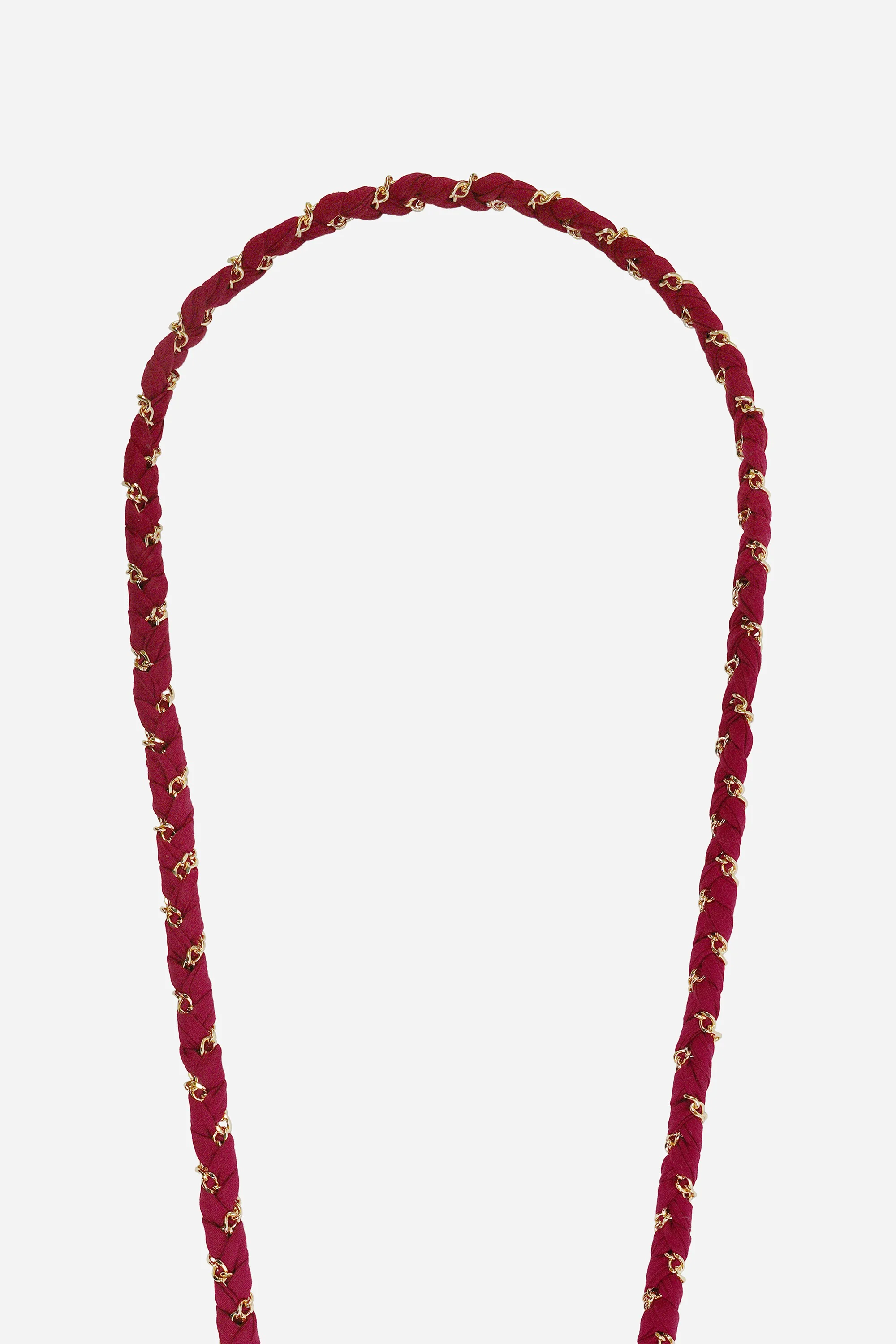 Chaine Longue Doha Bordeaux 120 cm - Image 3