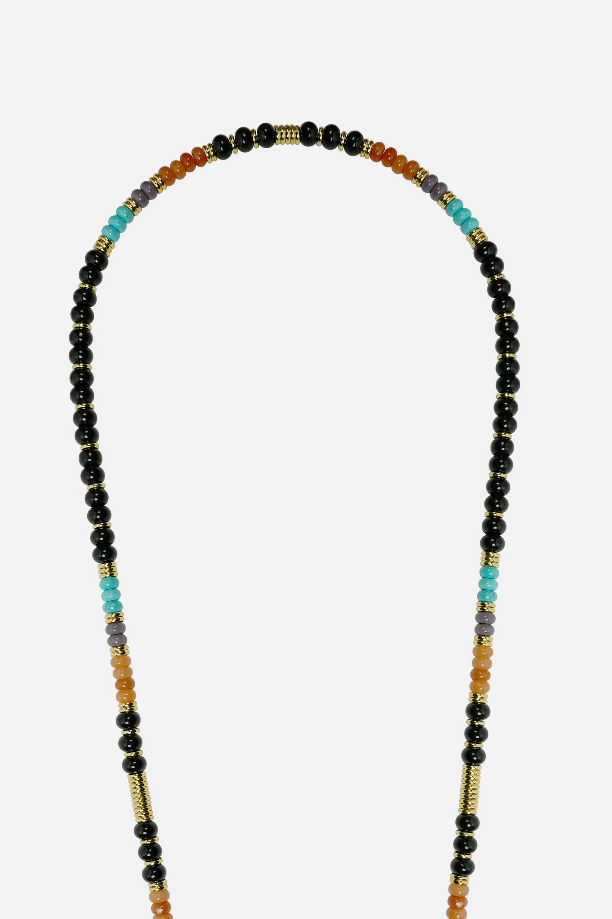 Chaine Longue Helene Noir 120 cm - Image 3