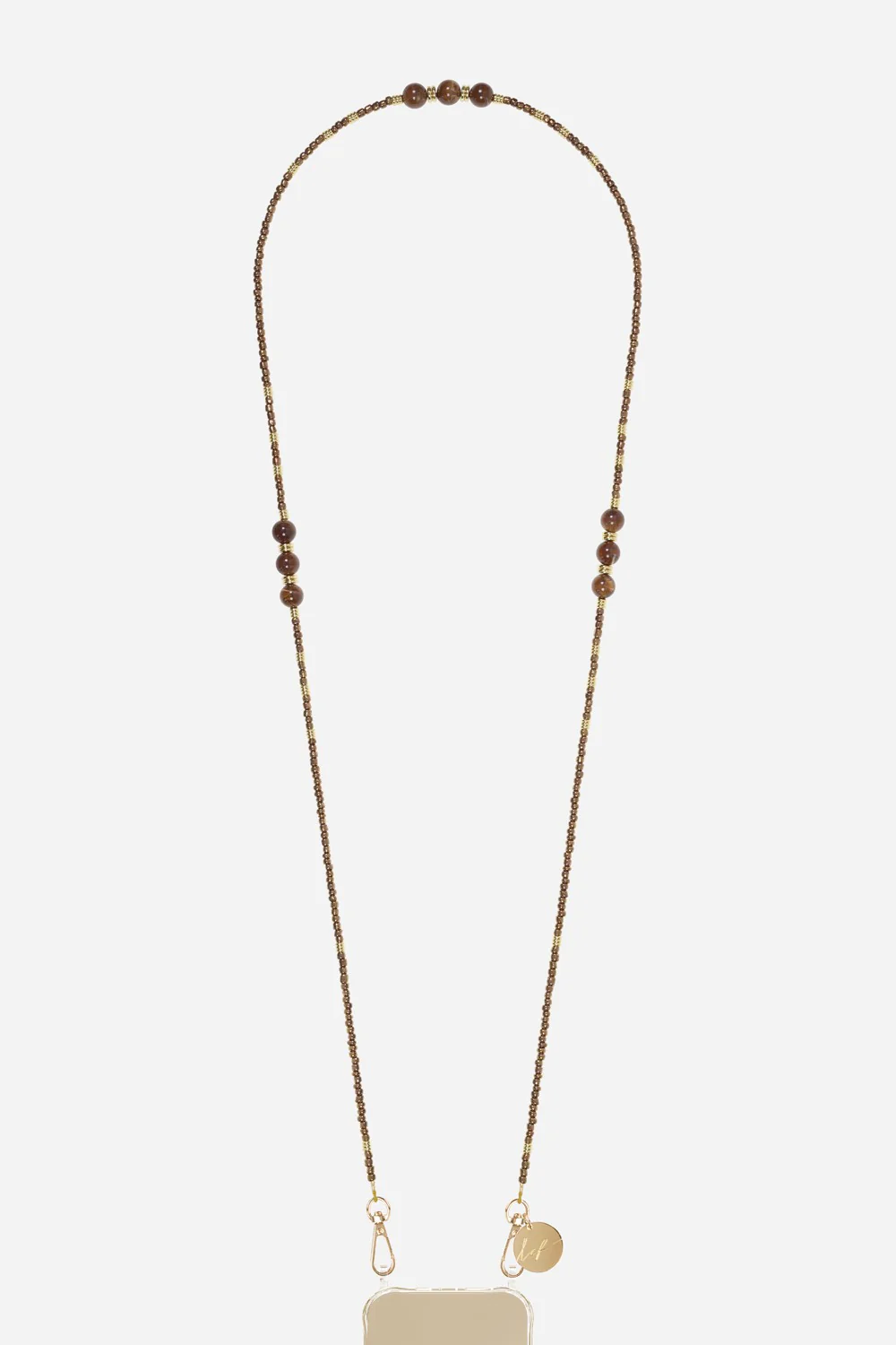 Chaine Longue Iris Bronze 120 cm
