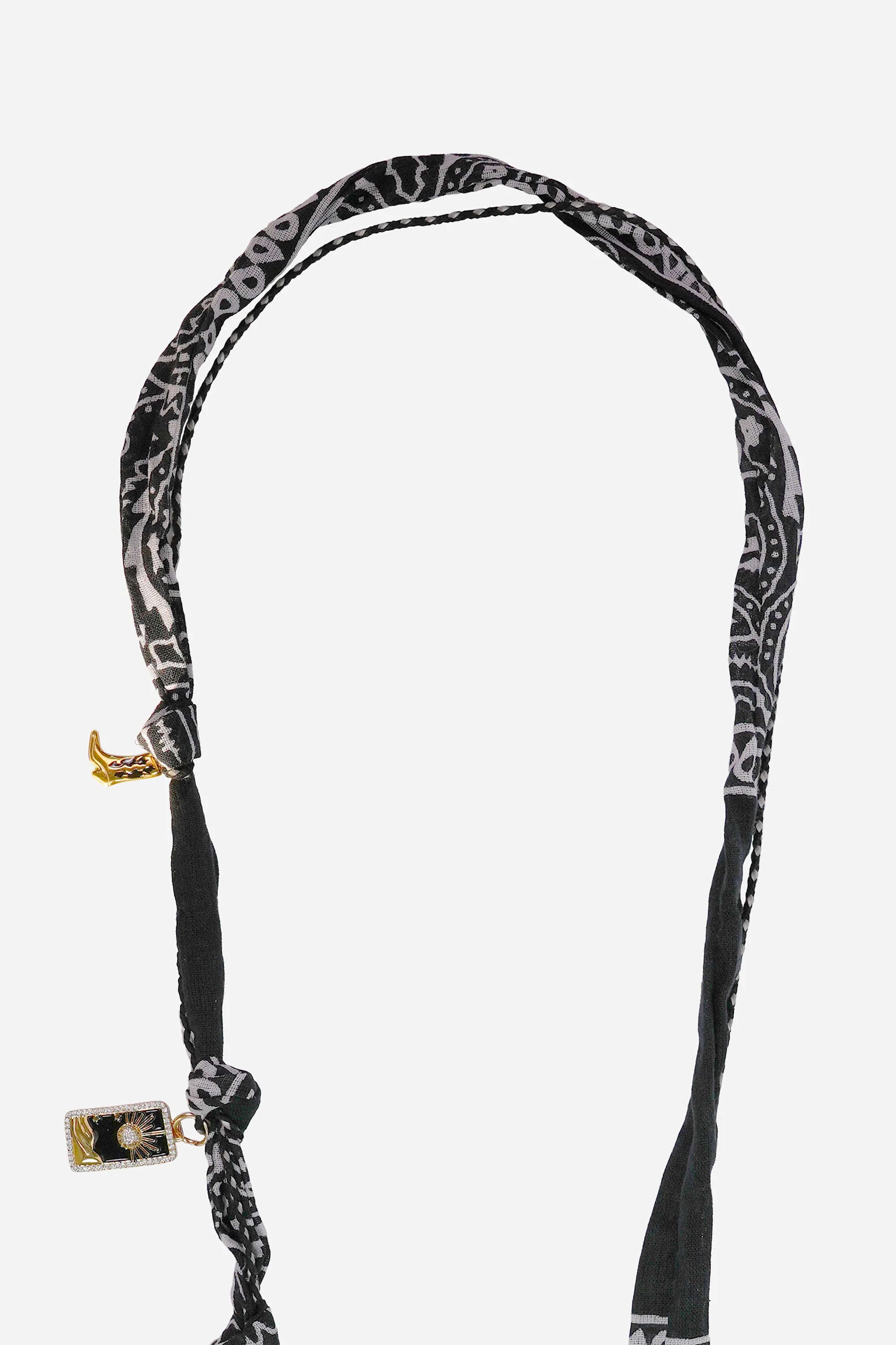 Chaine Longue Laia Noir 120 cm - Image 3
