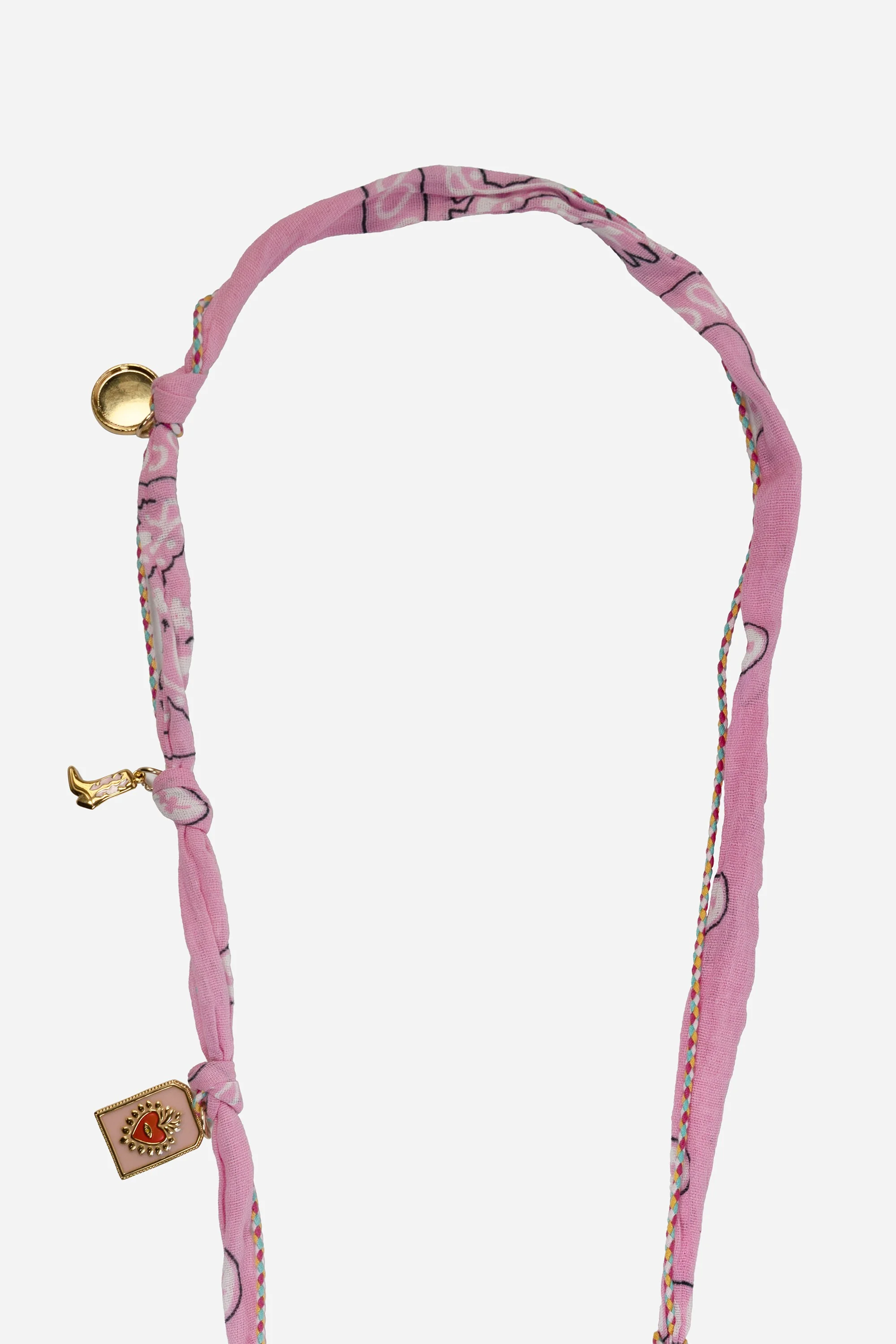 Chaine Longue Laia Rose 120 cm - Image 3