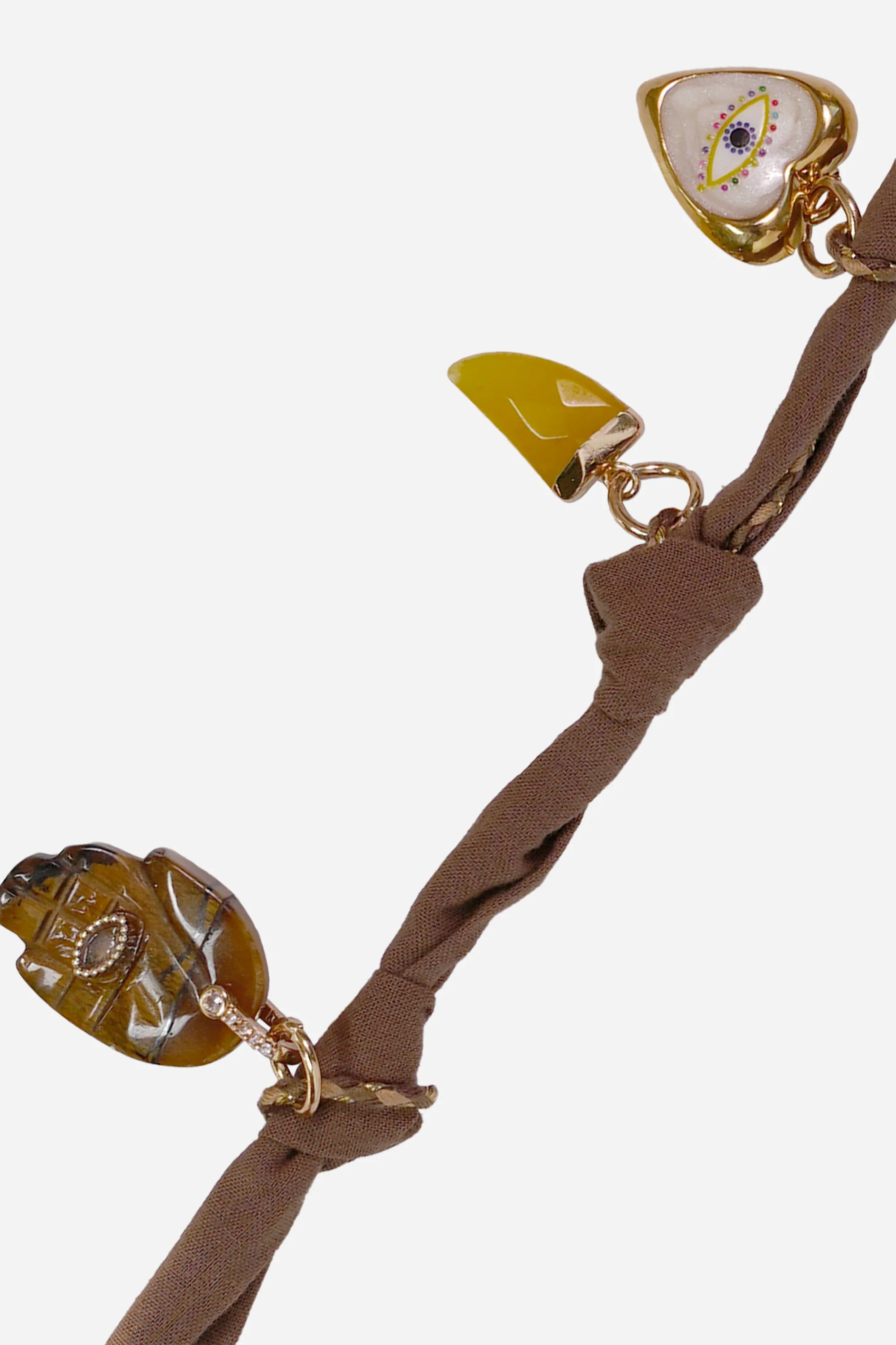 Chaine Longue Laria Marron 120 cm - Image 2