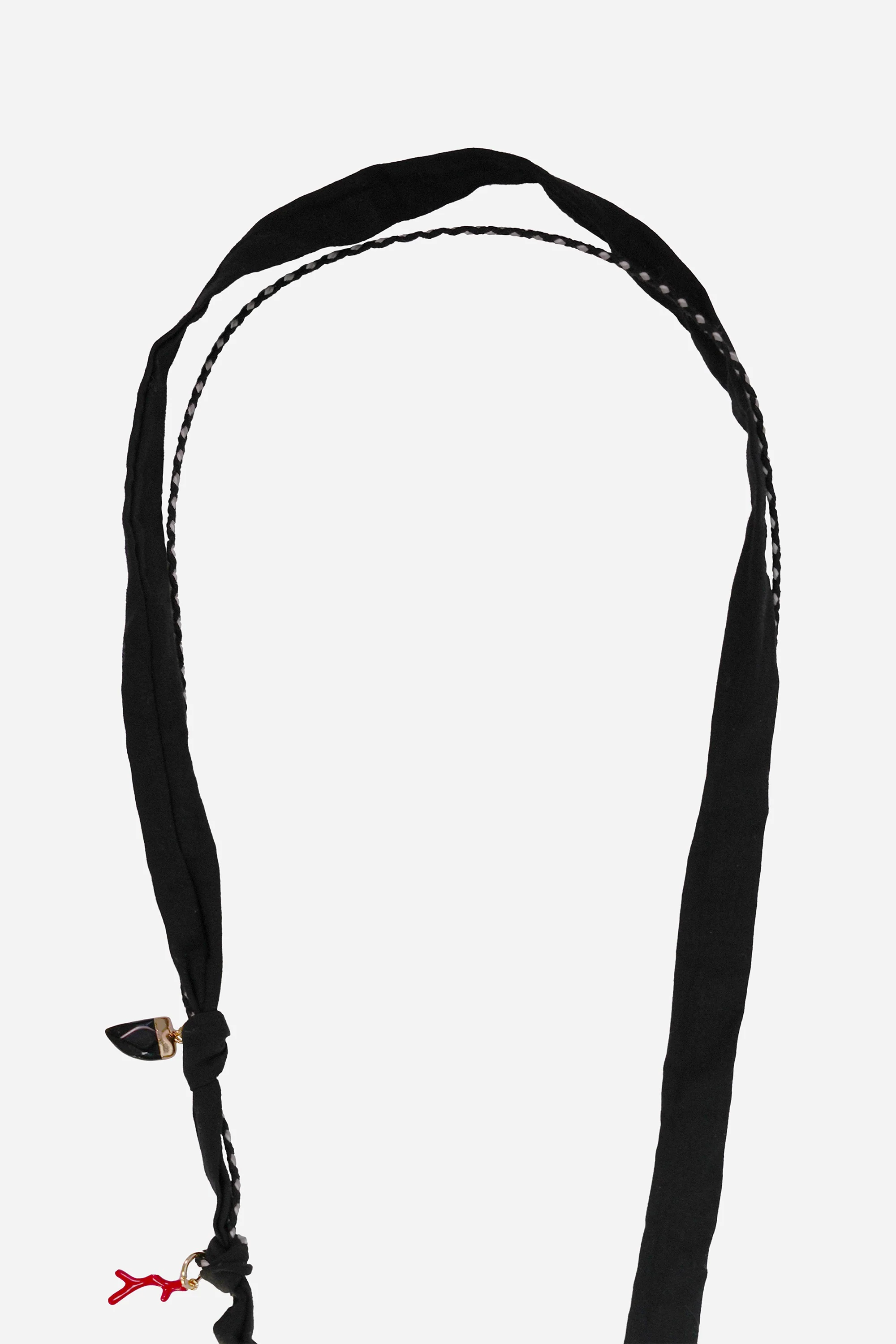 Chaine Longue Laria Noir 120 cm - Image 3