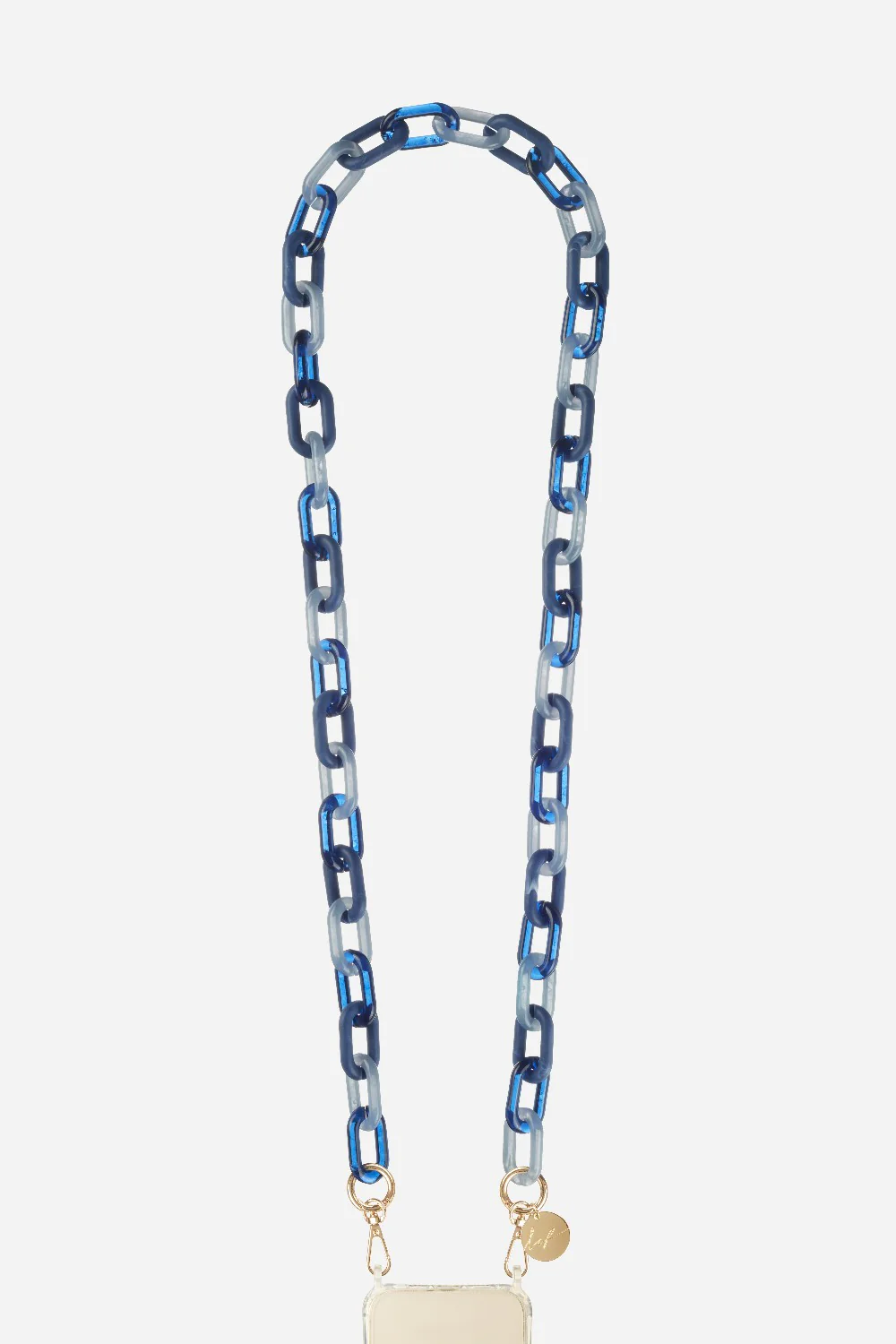 Chaine Longue Lexy Bleu 120 cm