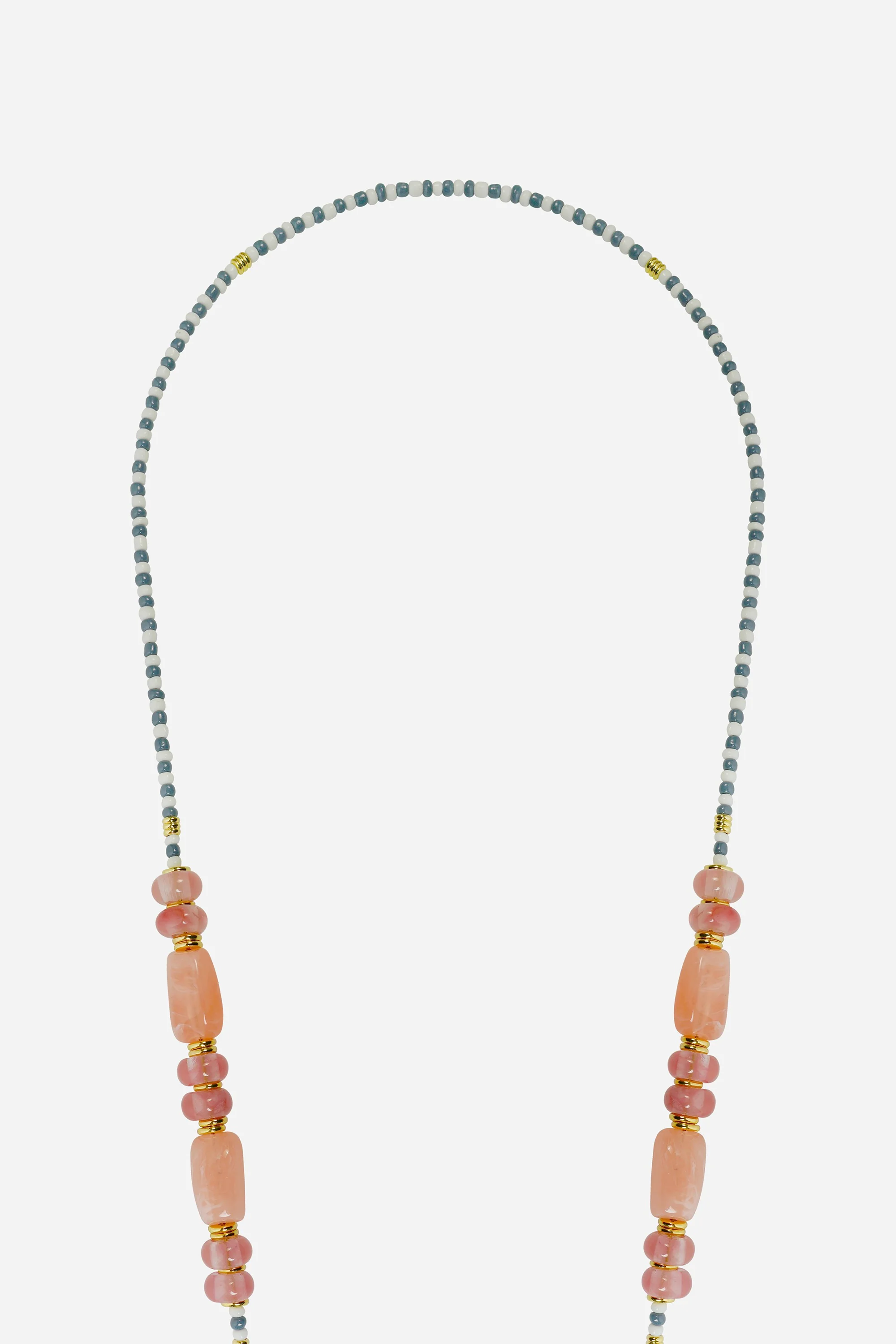 Chaine Longue Nessy Rose 120 cm - Image 3