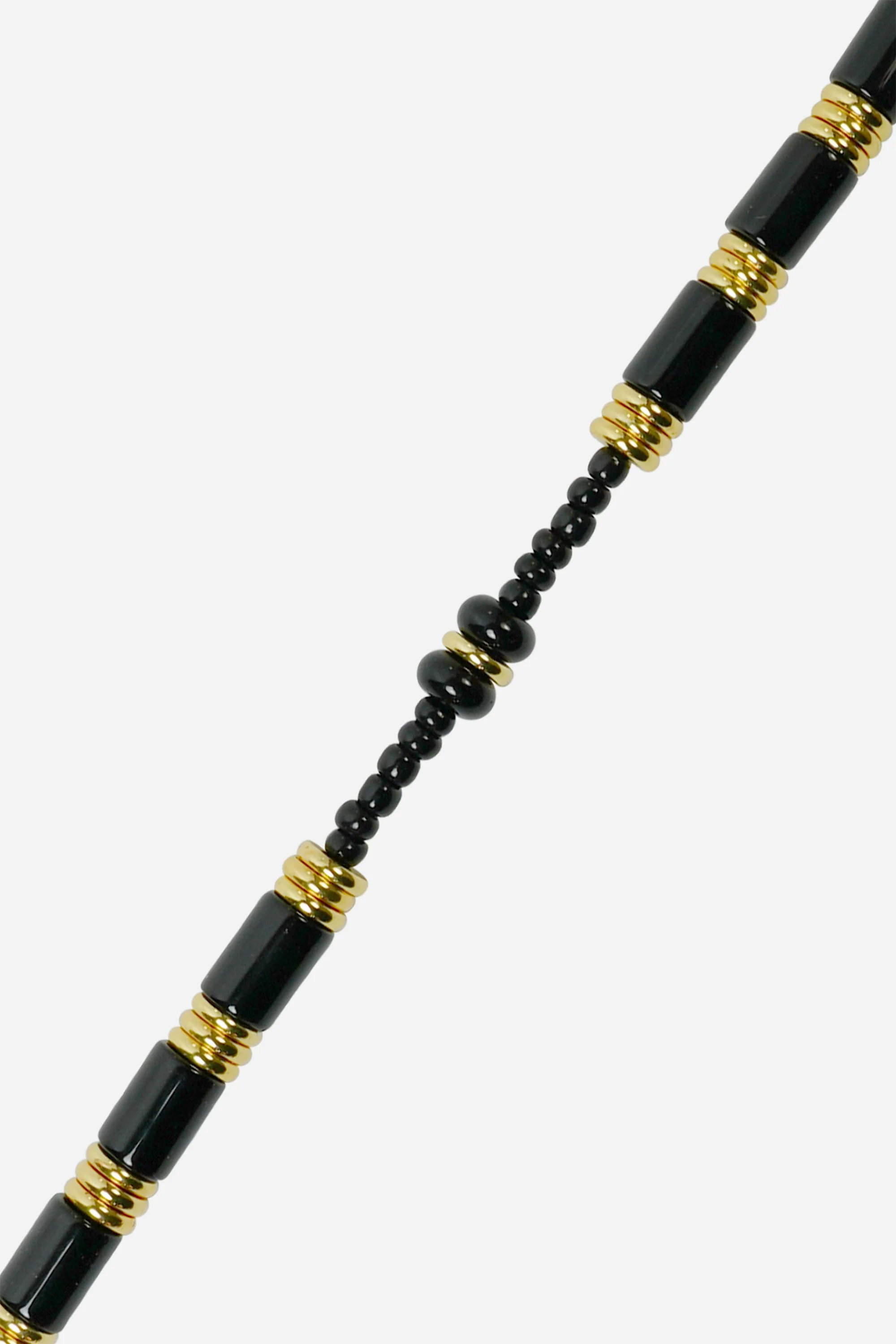 Chaine Longue Ornella Noir 120 cm - Image 2