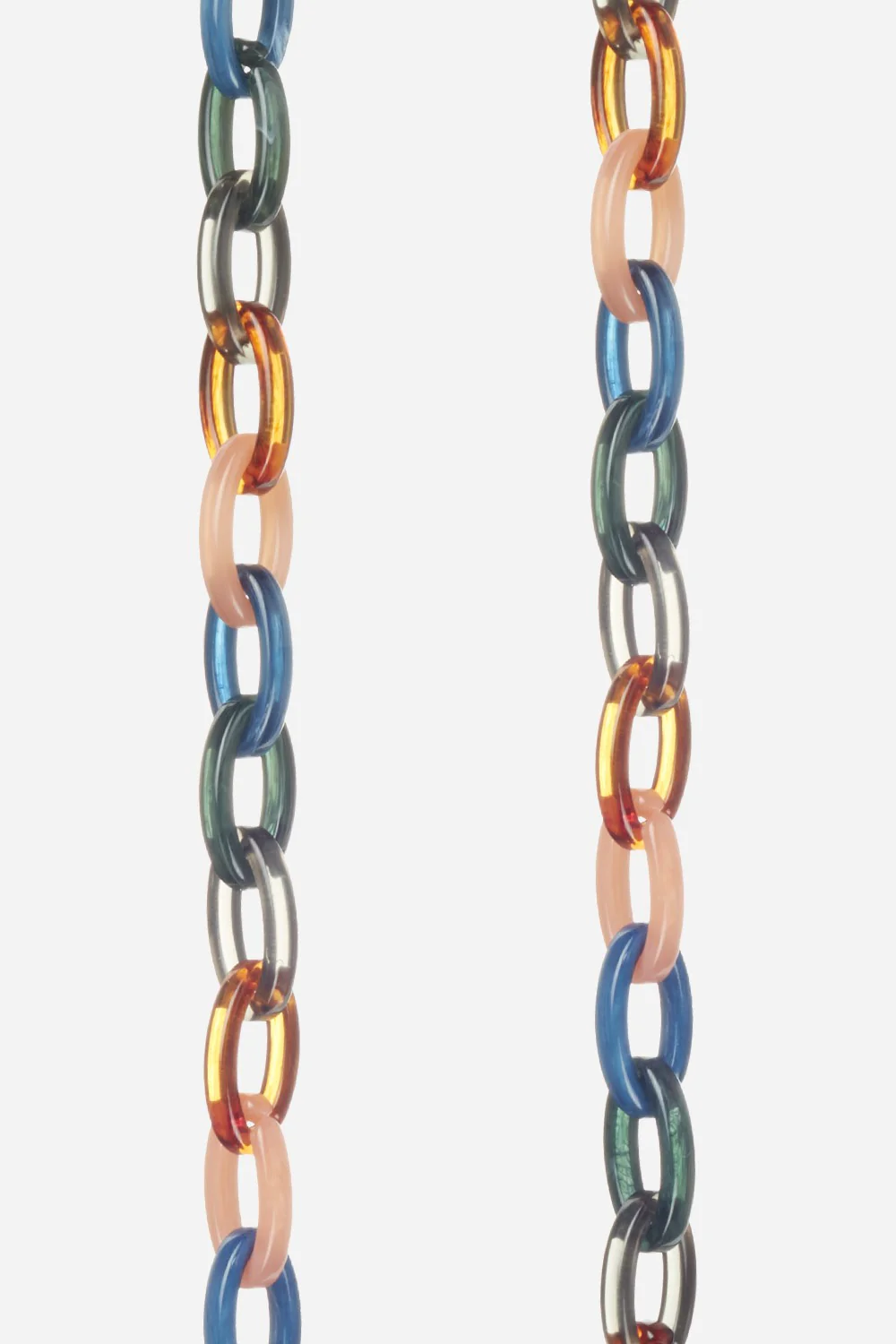 Chaine Longue Rita Orange 120 cm - Image 2