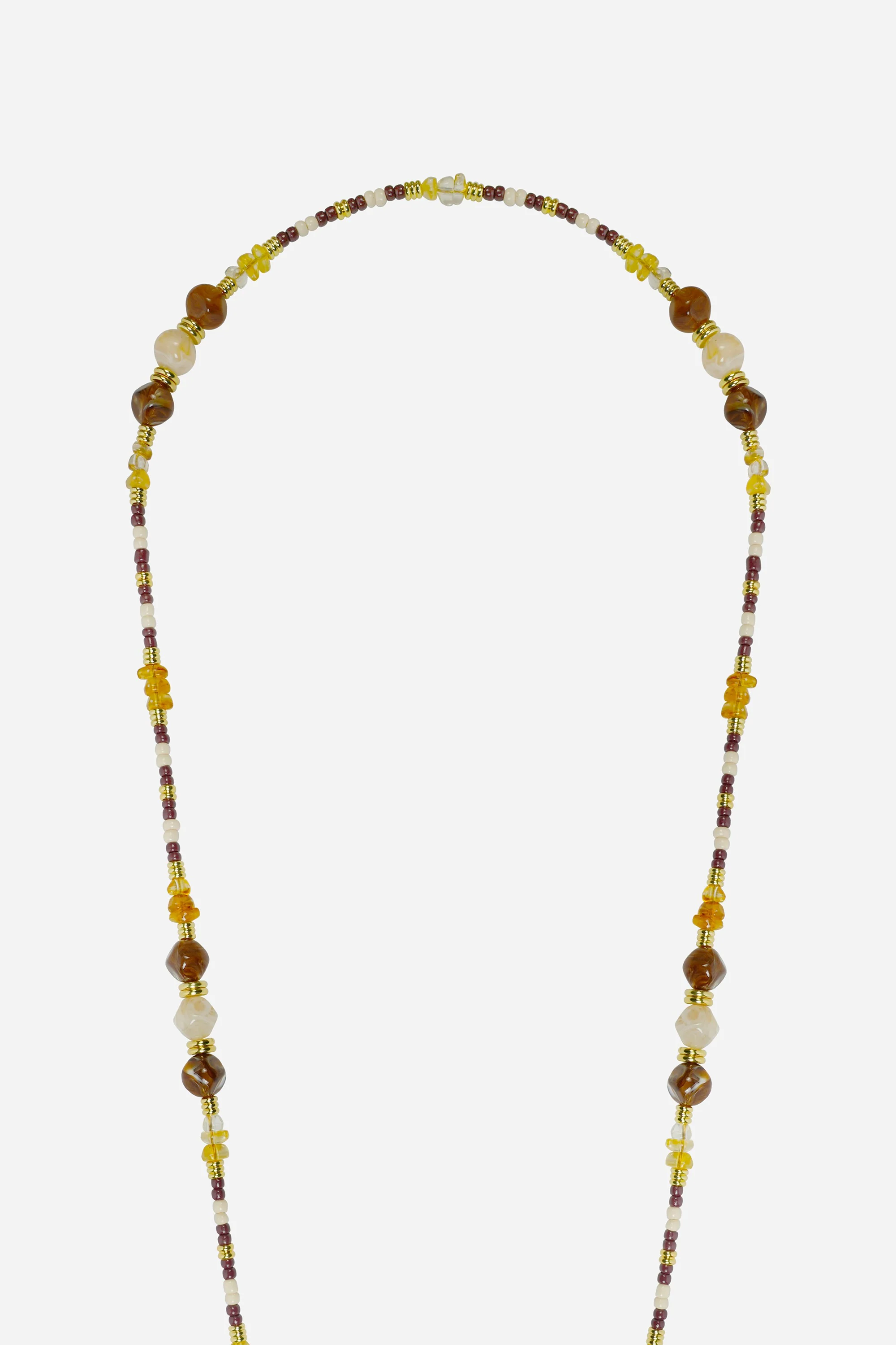 Chaine Longue Sabrina Marron 120 cm - Image 3