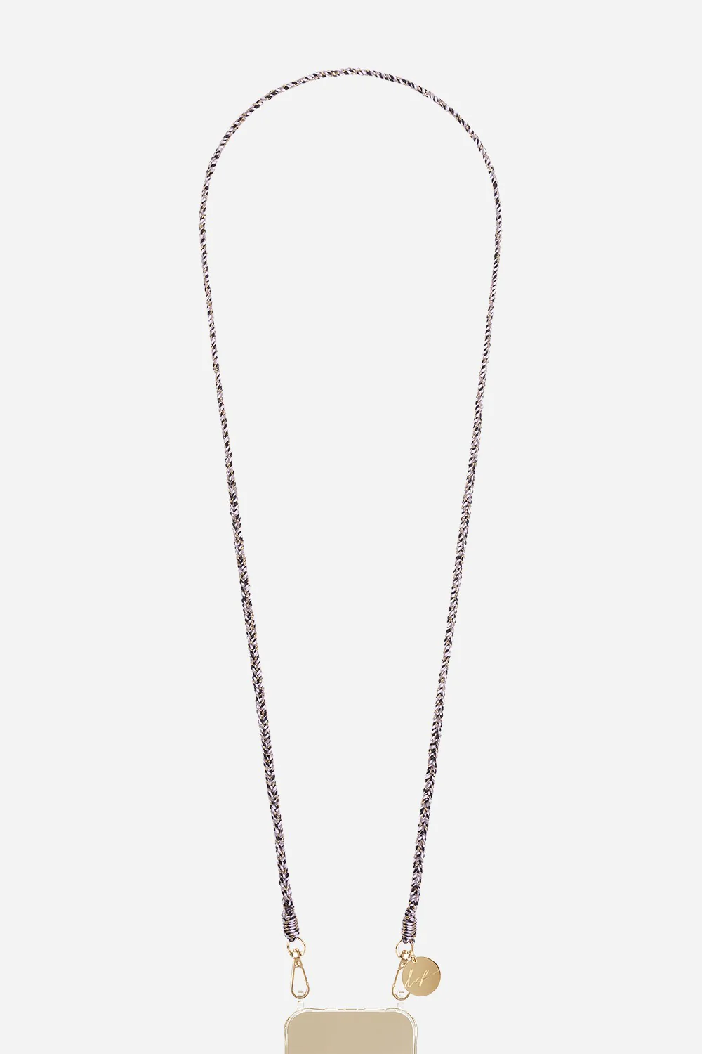 Chaine Longue Vanessa Noir 120 cm