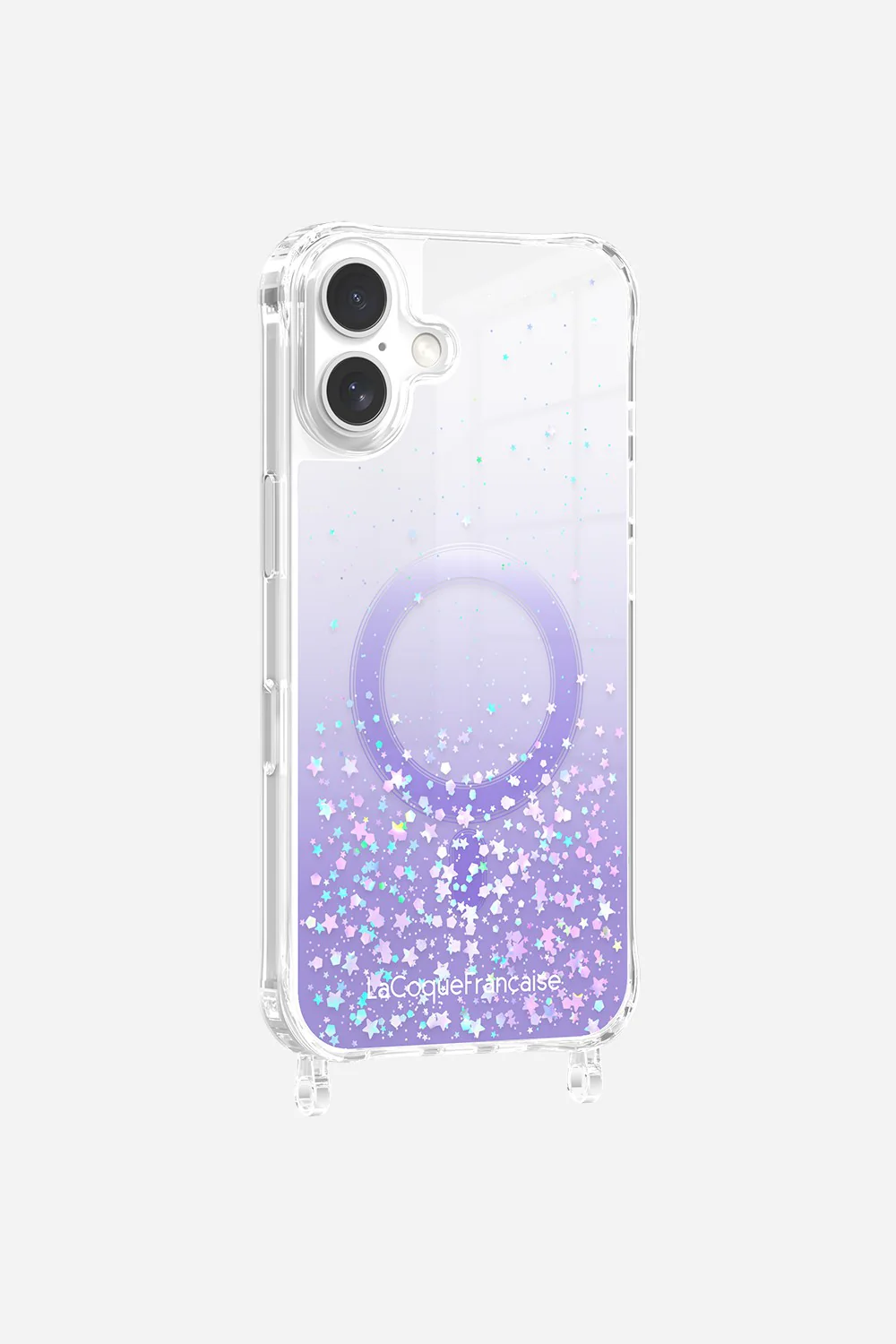 Coque Anneaux Paillettes Magsafe Violet - Image 8