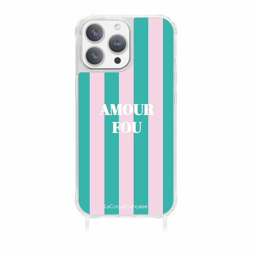 Coque Anneaux Imprimee Amour Fou Rose - Image 11